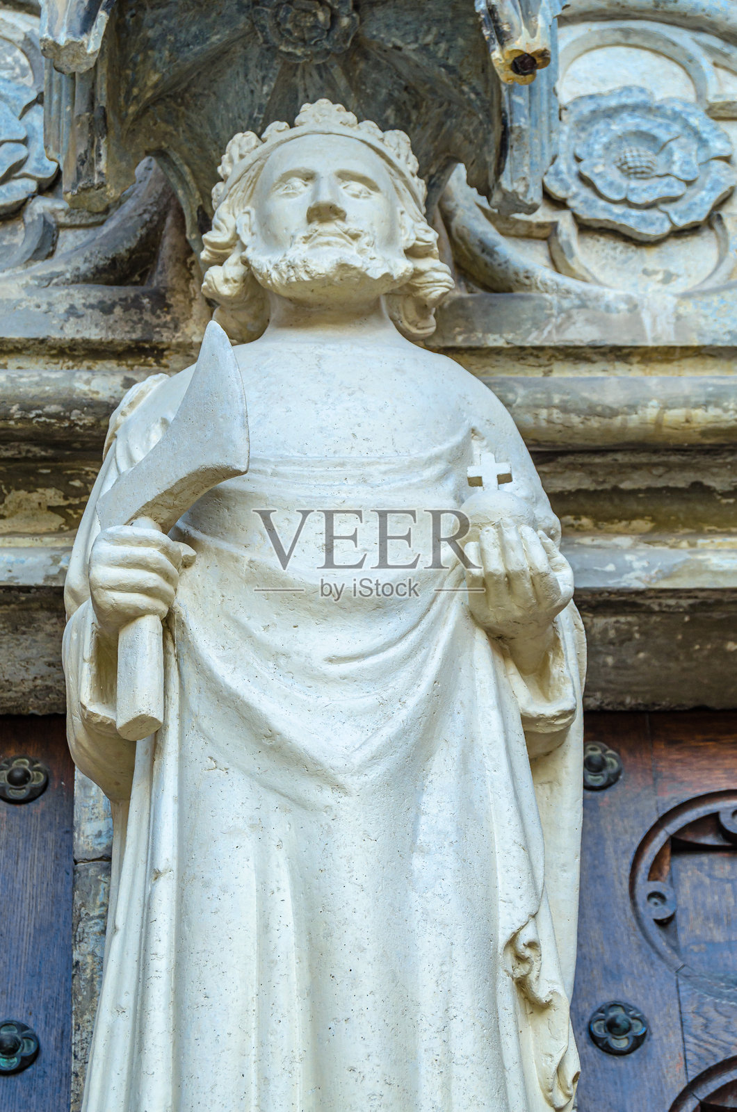 乌普萨拉大教堂的建筑细节，这是一座位于瑞典乌普萨拉的哥特式路德教堂照片摄影图片