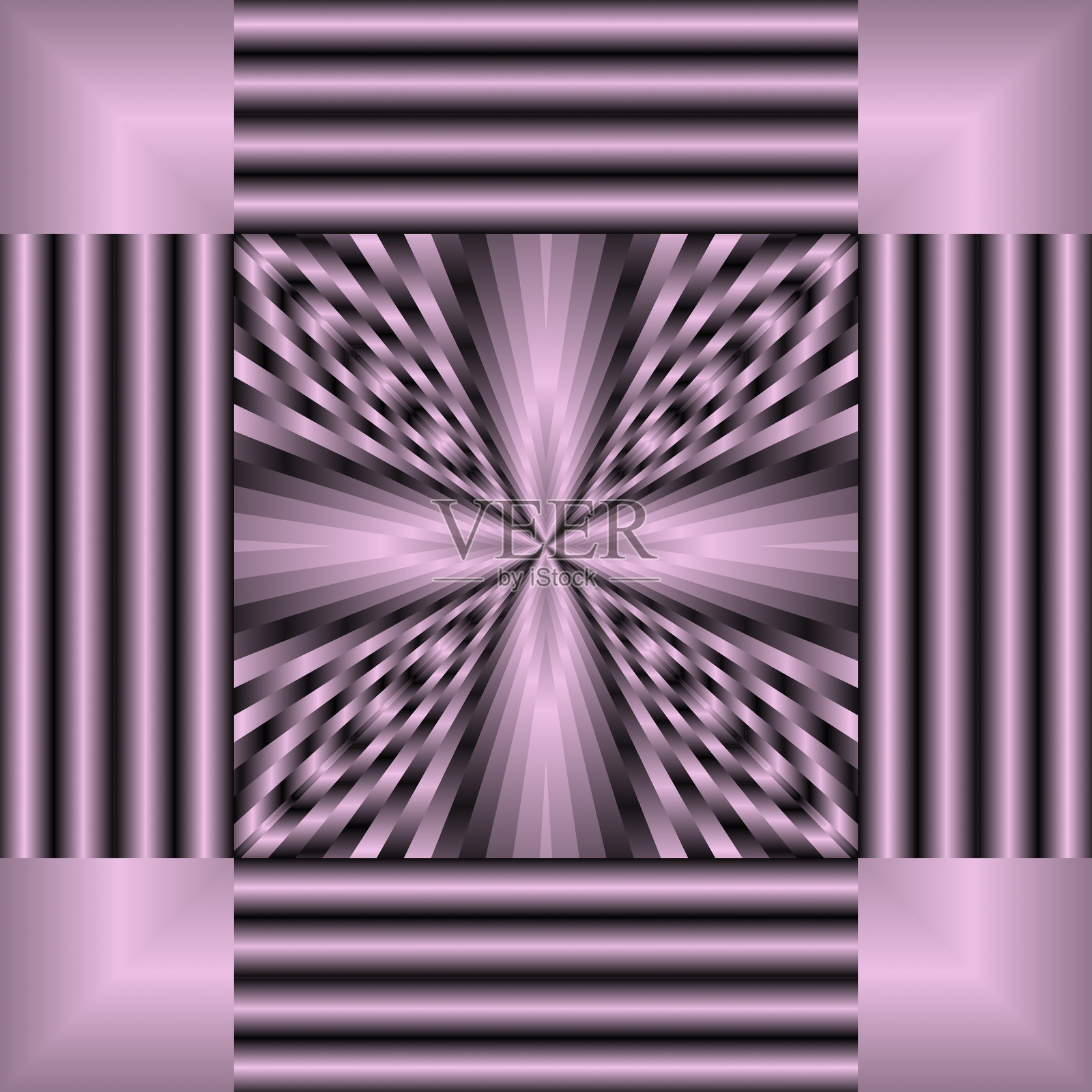 时尚的抽象万花筒纹理。光栅插图。插画图片素材