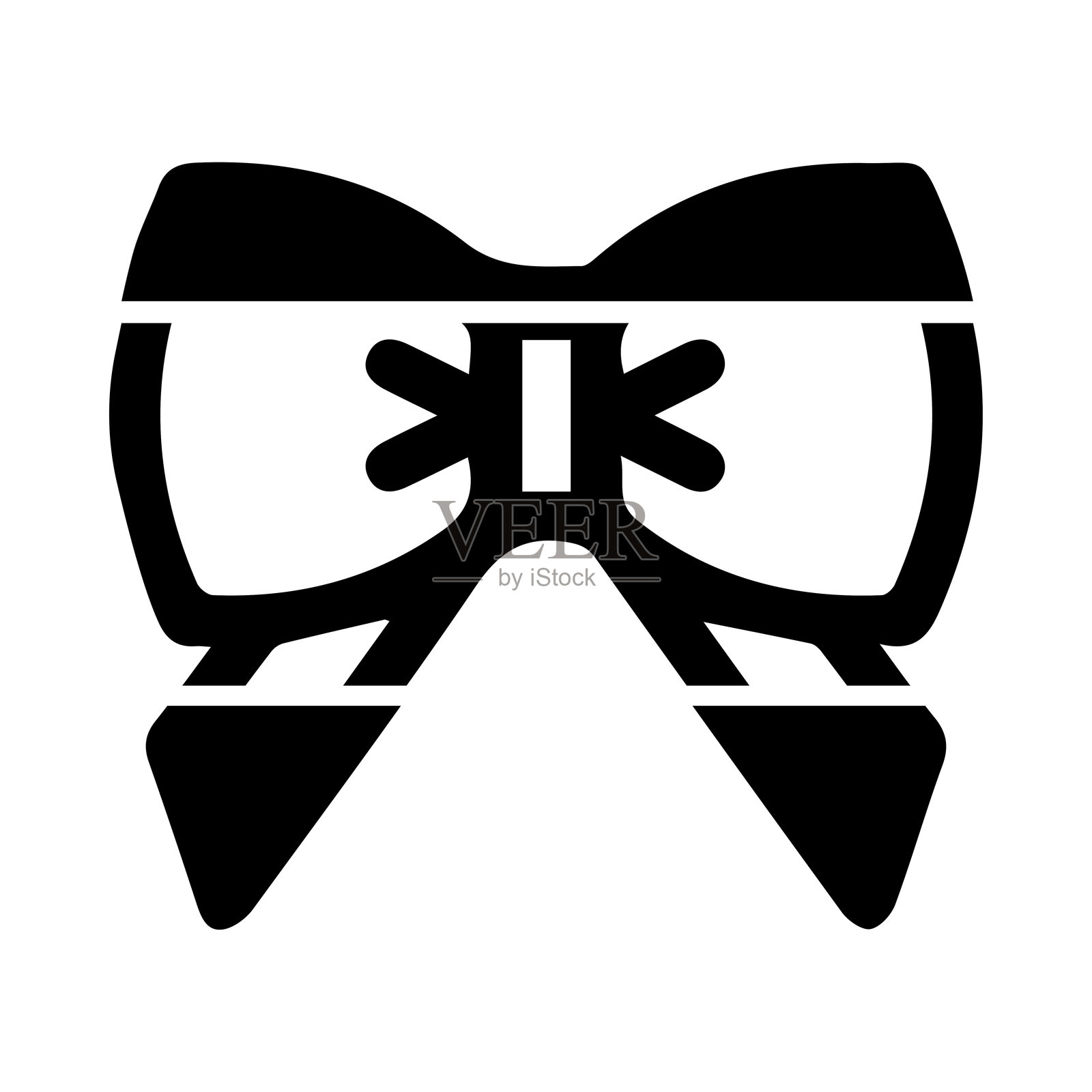 装饰，丝带，蝴蝶结，丝带蝴蝶结图标插画图片素材