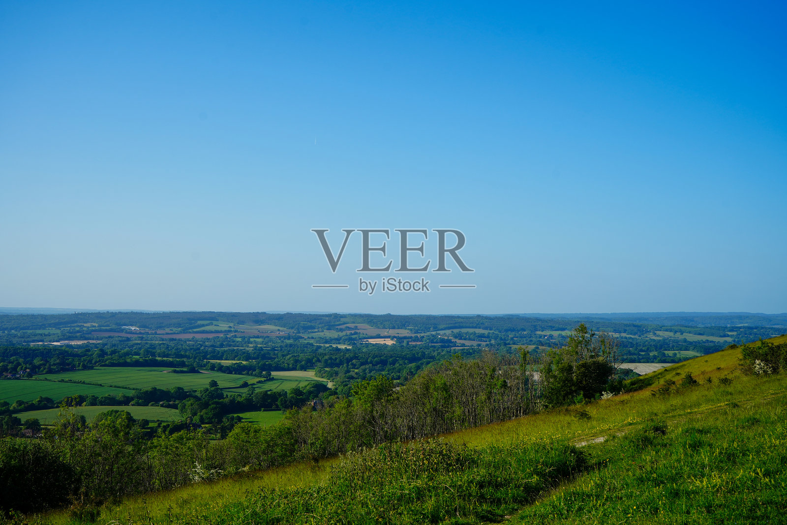 英格兰南部的乡村风光照片摄影图片