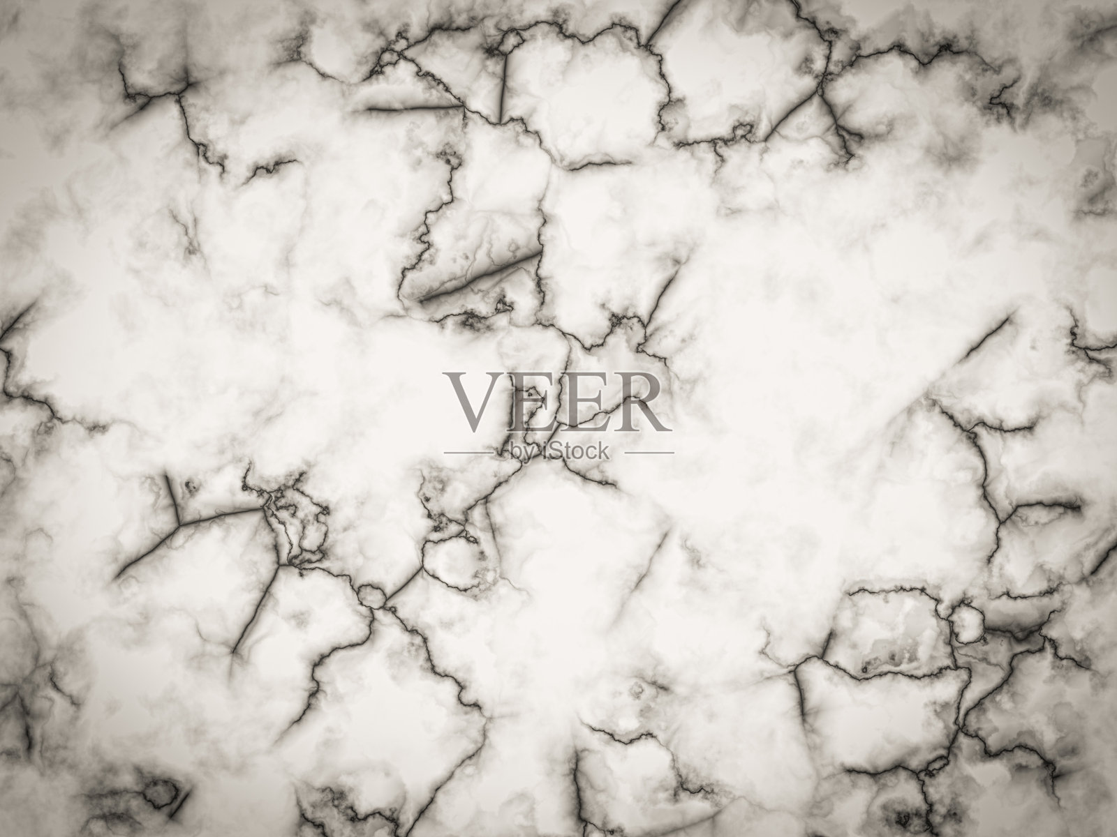抽象的大理石纹理，带有锐利的深色纹理和朦胧的浅色背景照片摄影图片