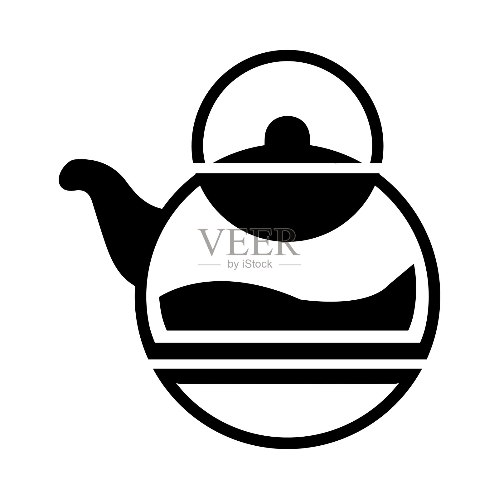 水壶、茶壶、图标、火锅、水壶茶壶图标插画图片素材