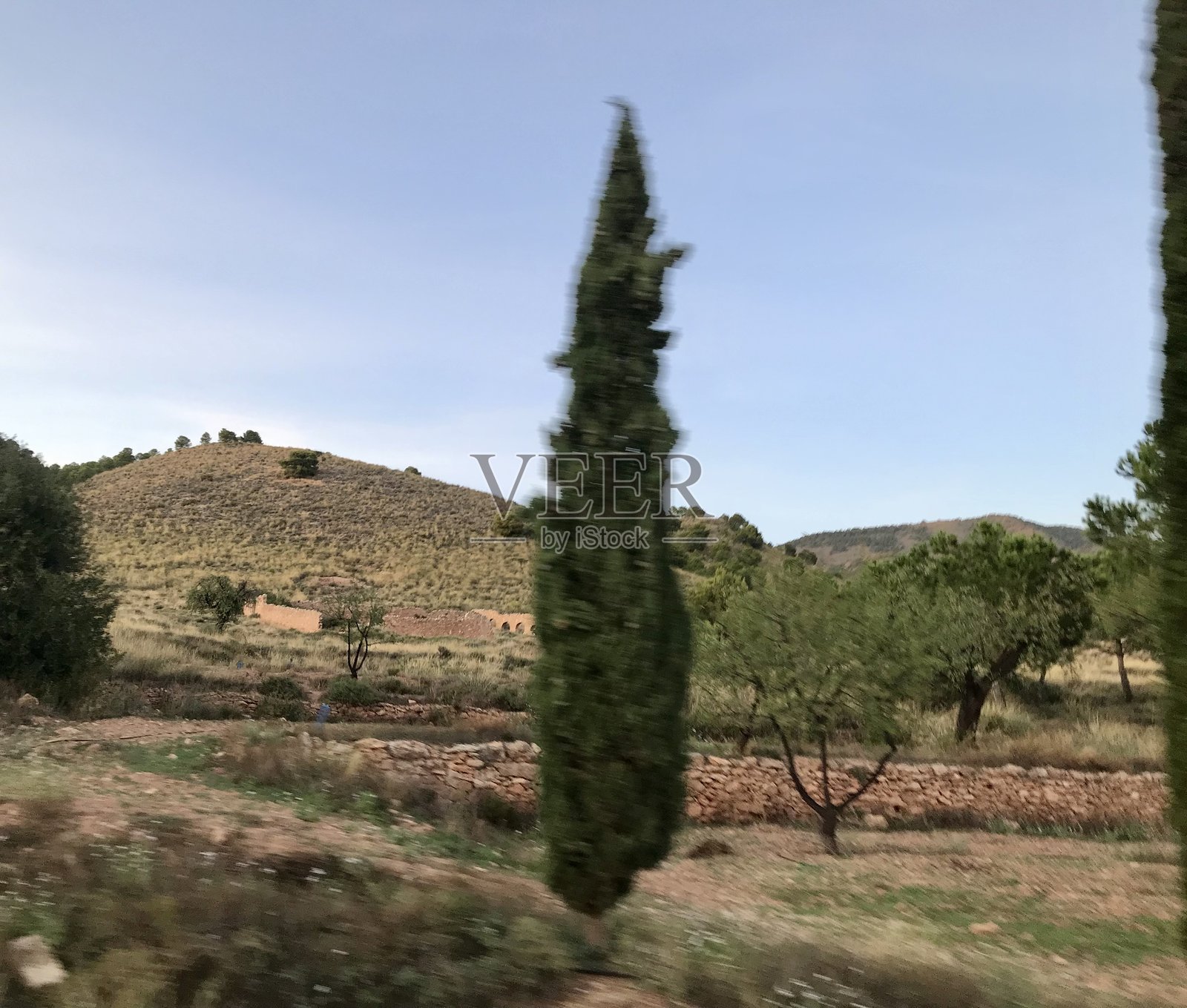 西班牙的葡萄园和乡村照片摄影图片