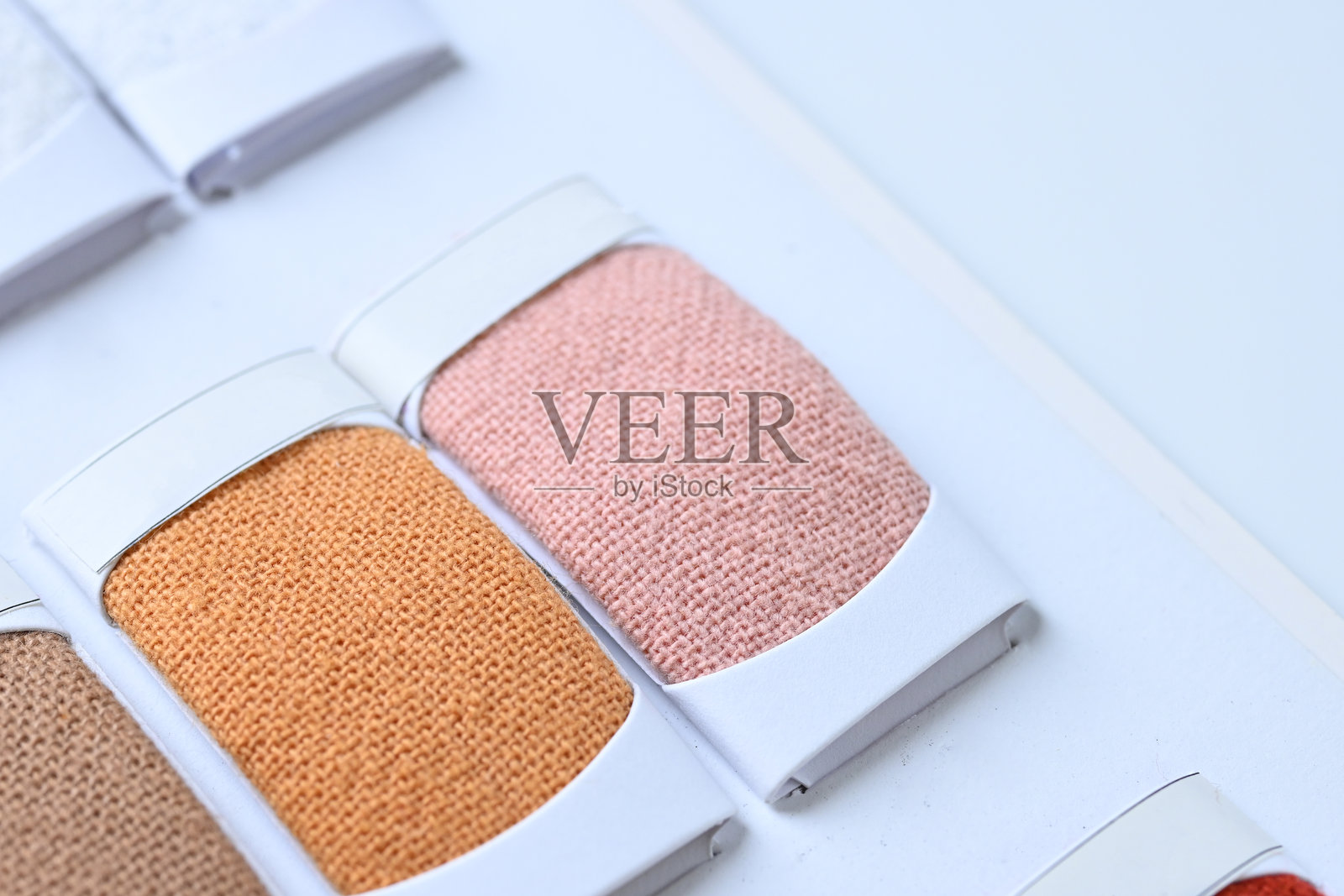 服装行业多彩面料的样本色调照片摄影图片