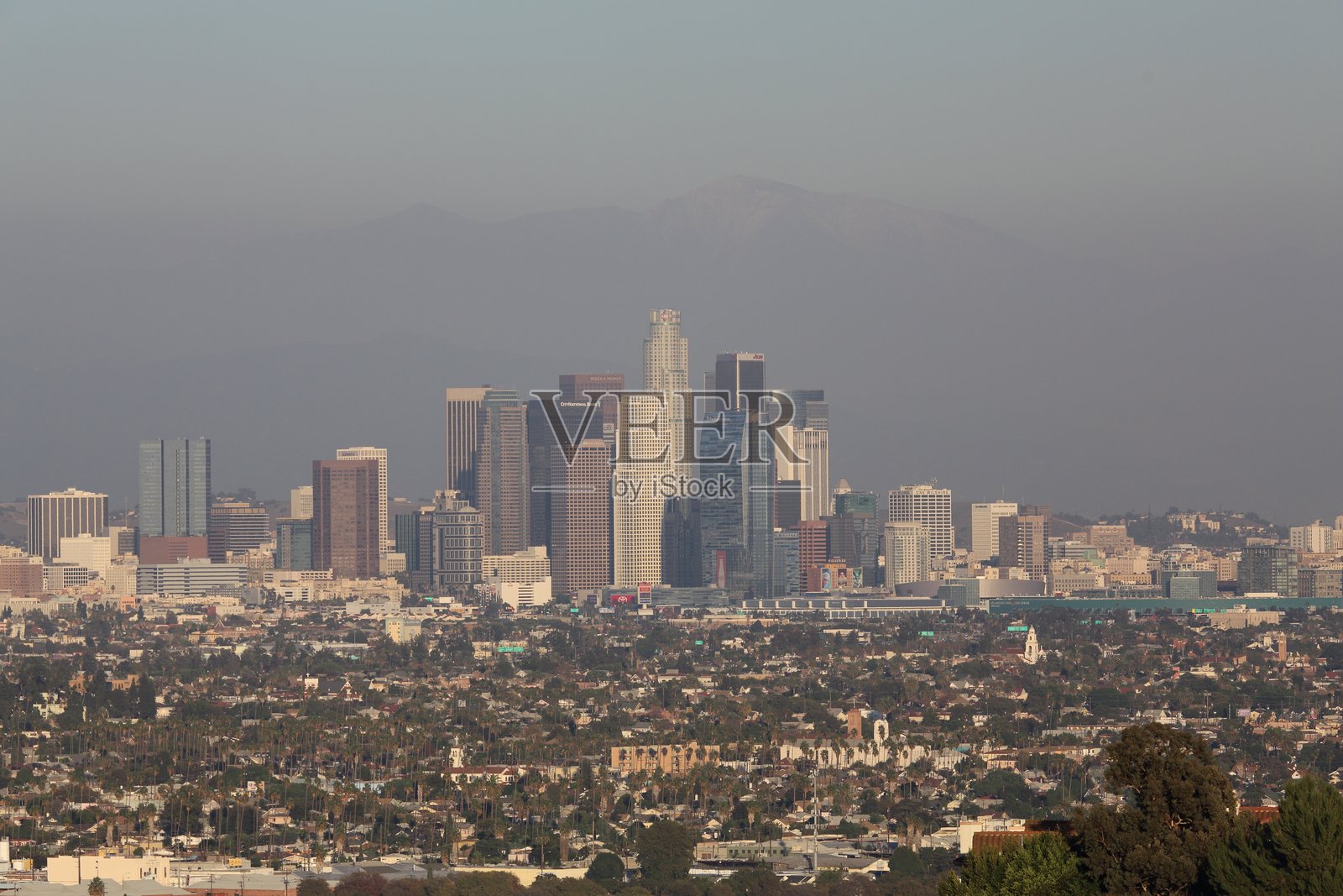 洛杉矶市中心照片摄影图片