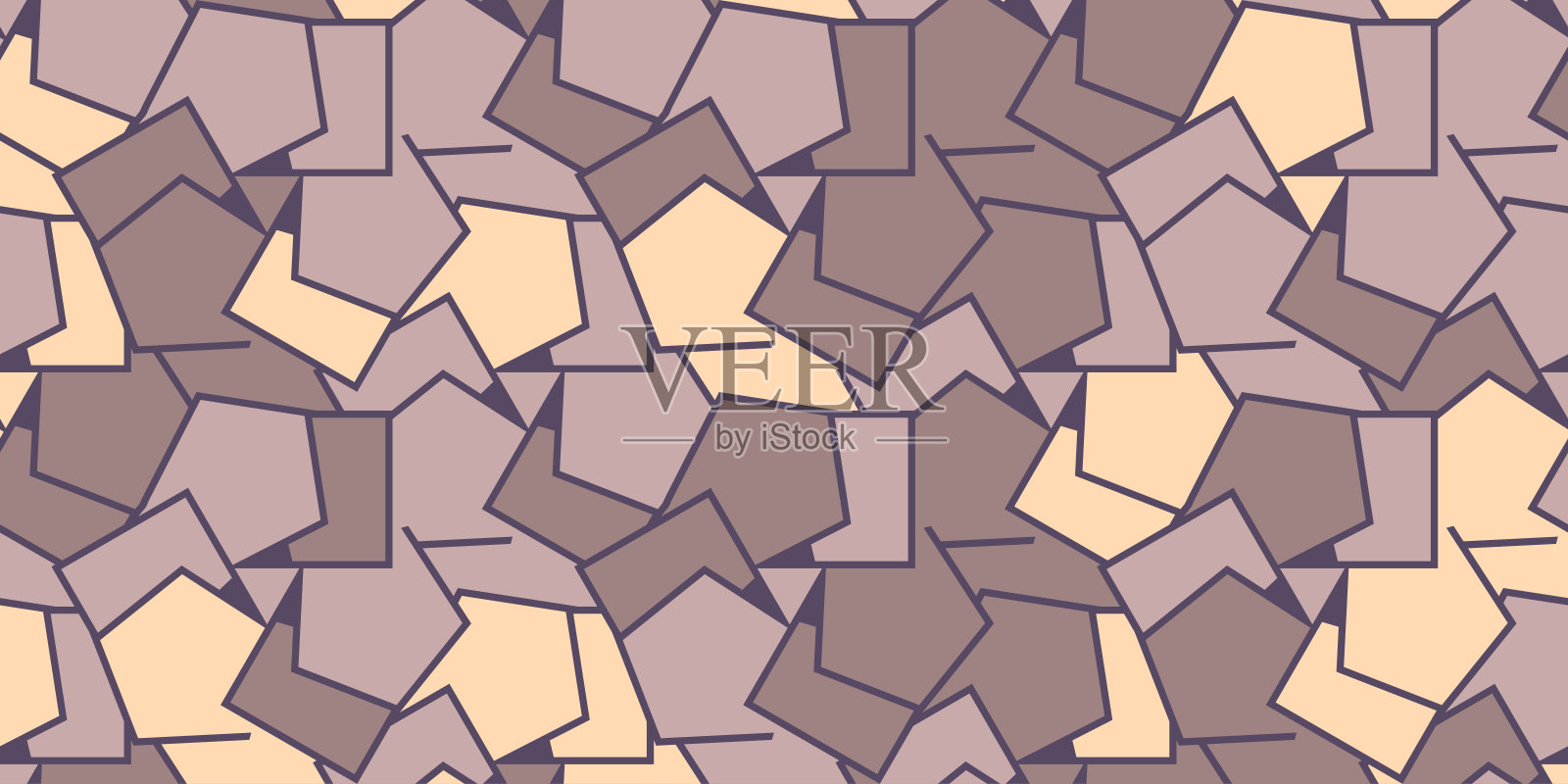 多彩的几何无缝图案背景设计插画图片素材