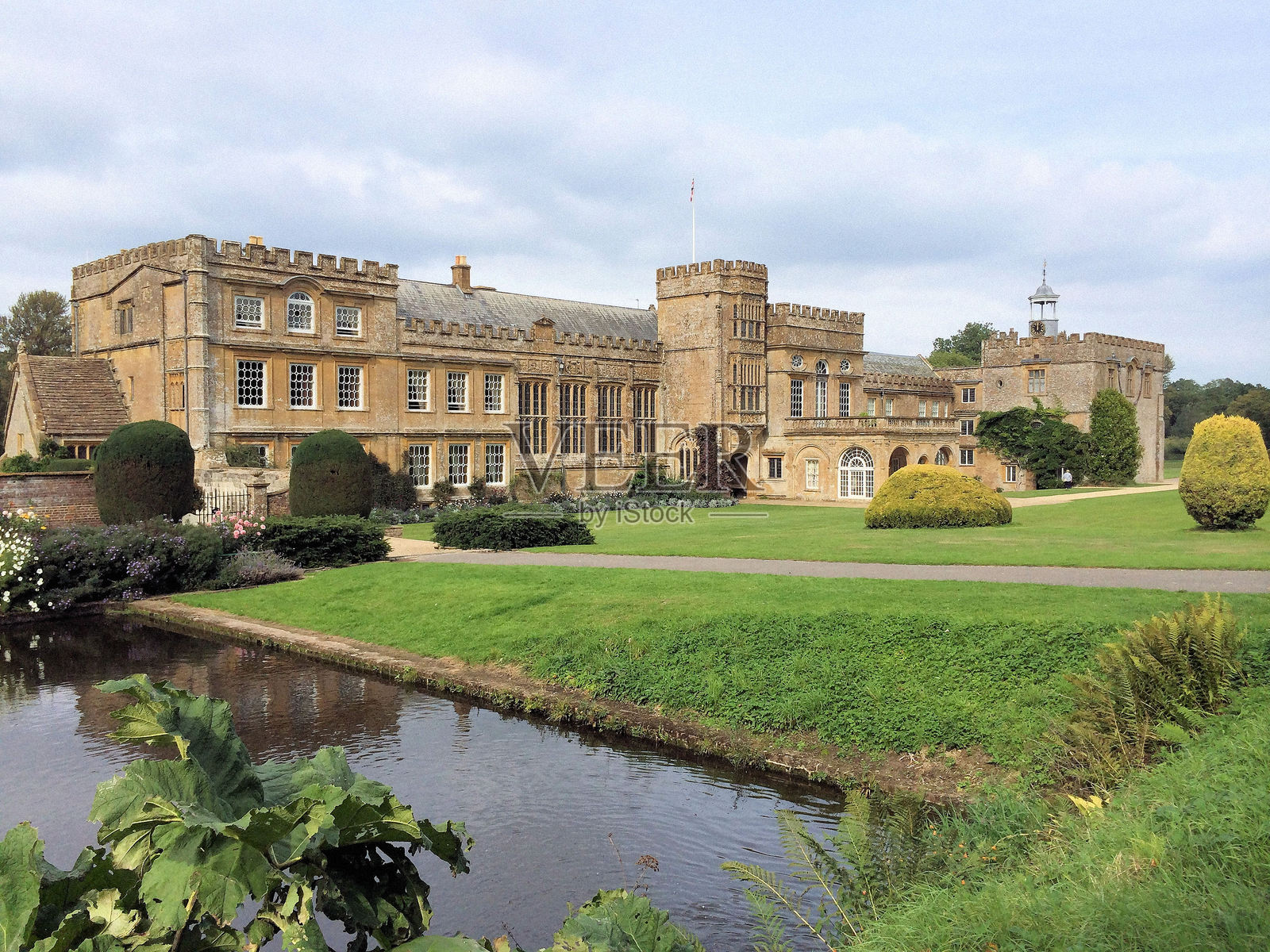 福德修道院及花园照片摄影图片