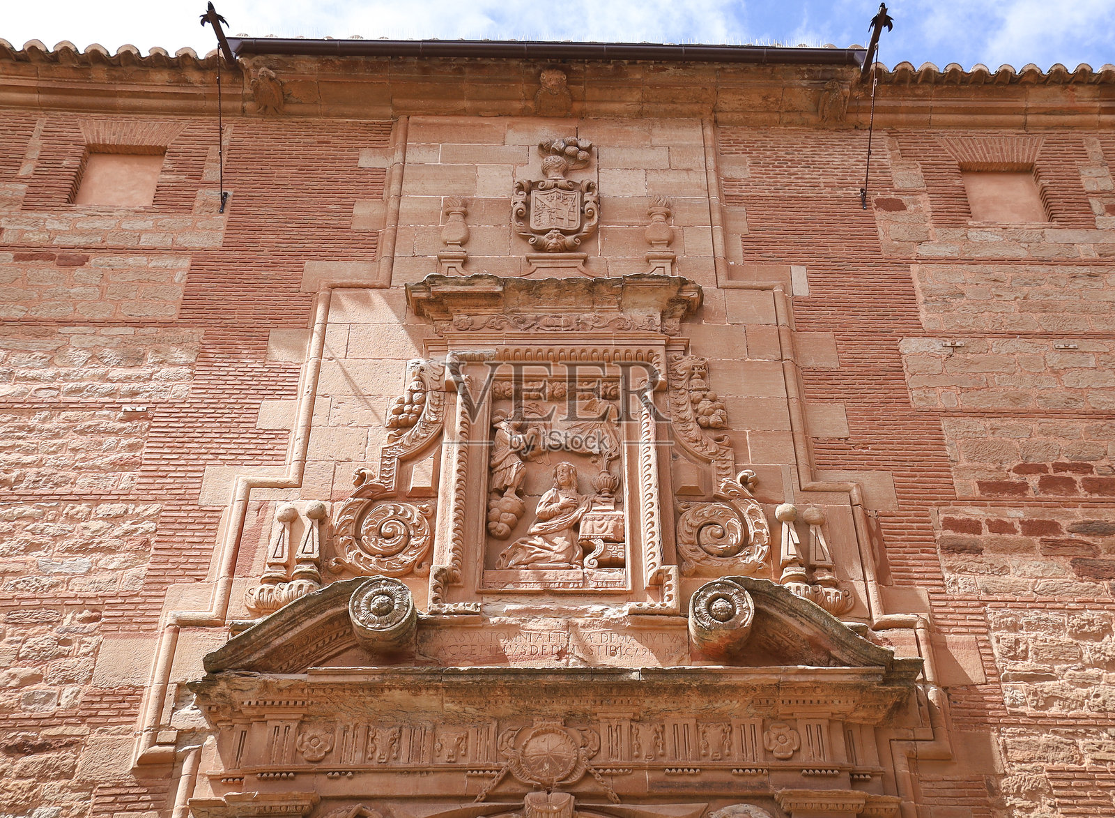 维拉努埃瓦·德·洛斯·因凡特斯的多米尼加修道院外观照片摄影图片