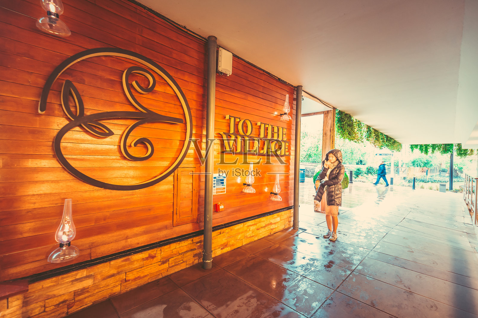 比斯特村,英国照片摄影图片