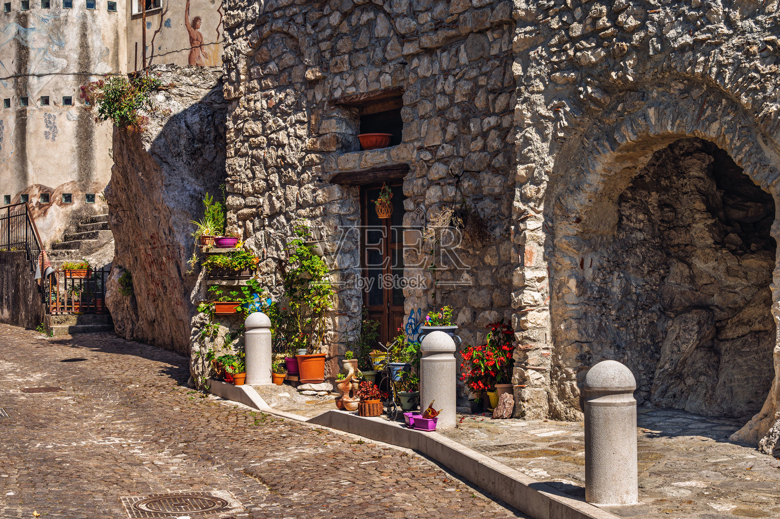 巴西利卡塔的乡村村庄照片摄影图片