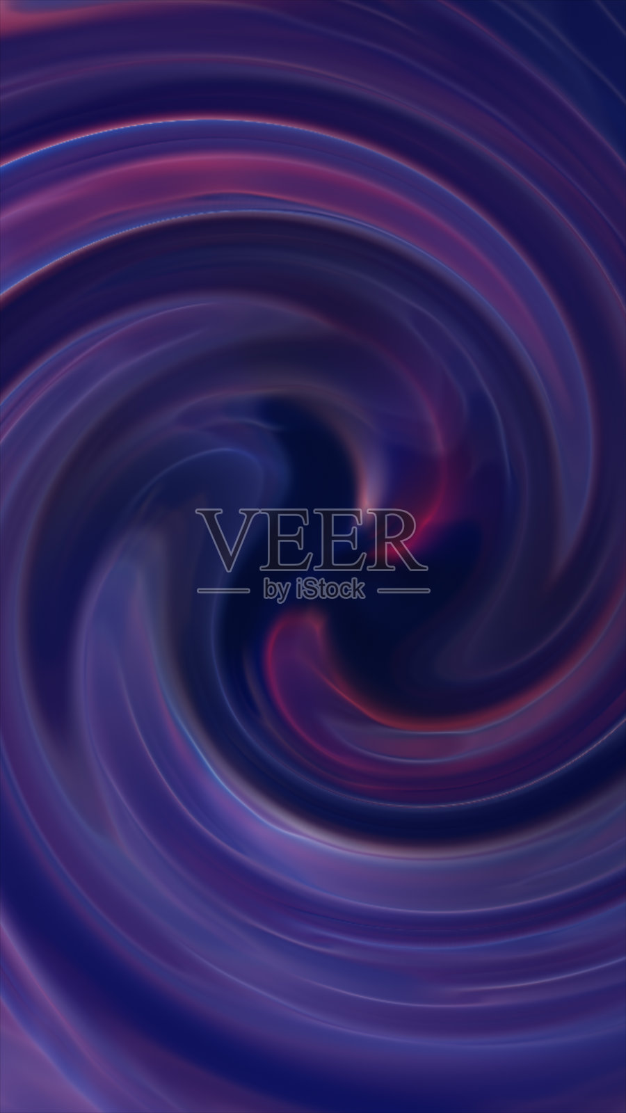 深紫色和深蓝色的旋转图案形成了一个具有流动感的抽象漩涡。照片摄影图片