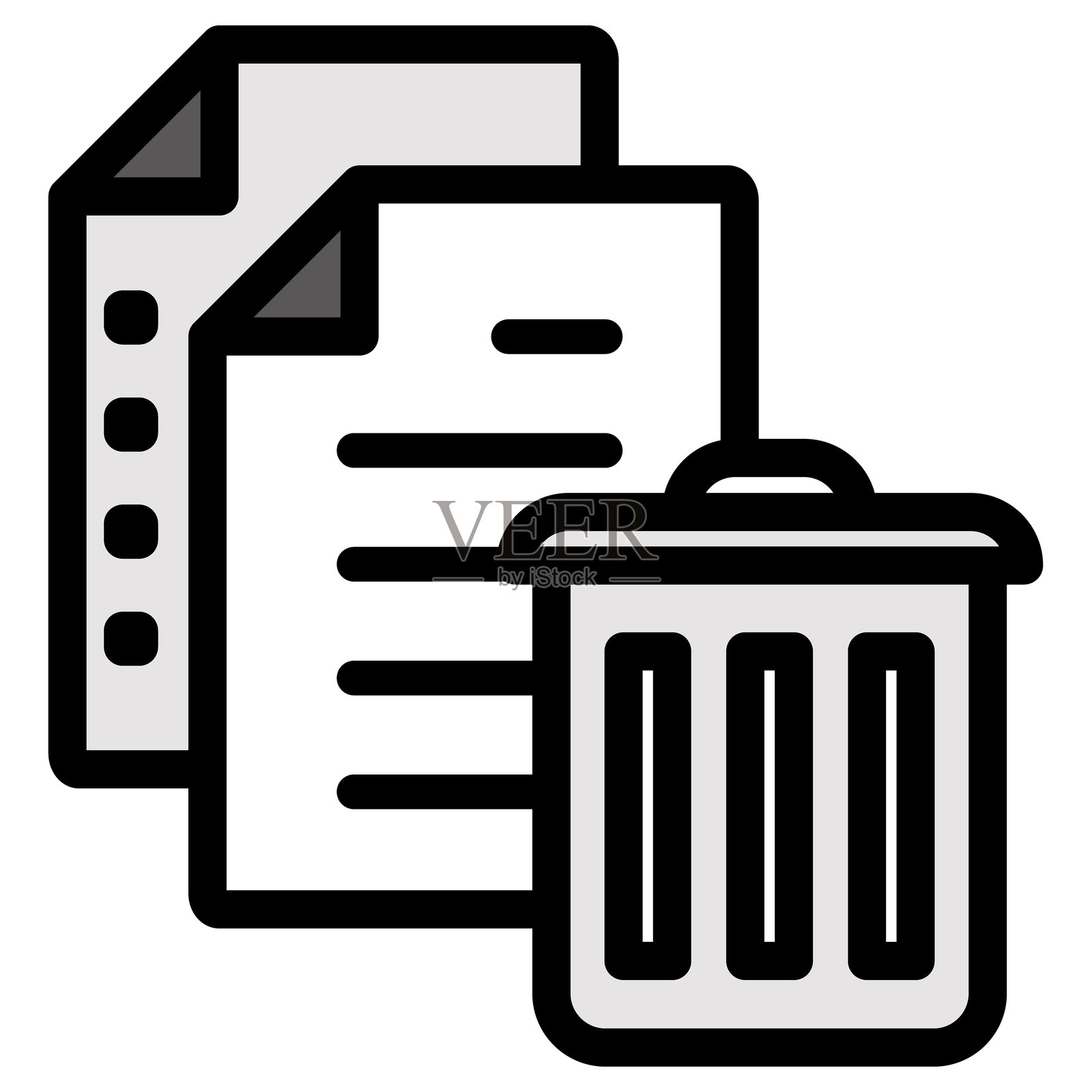 插图图标素材集：文档文件插画图片素材