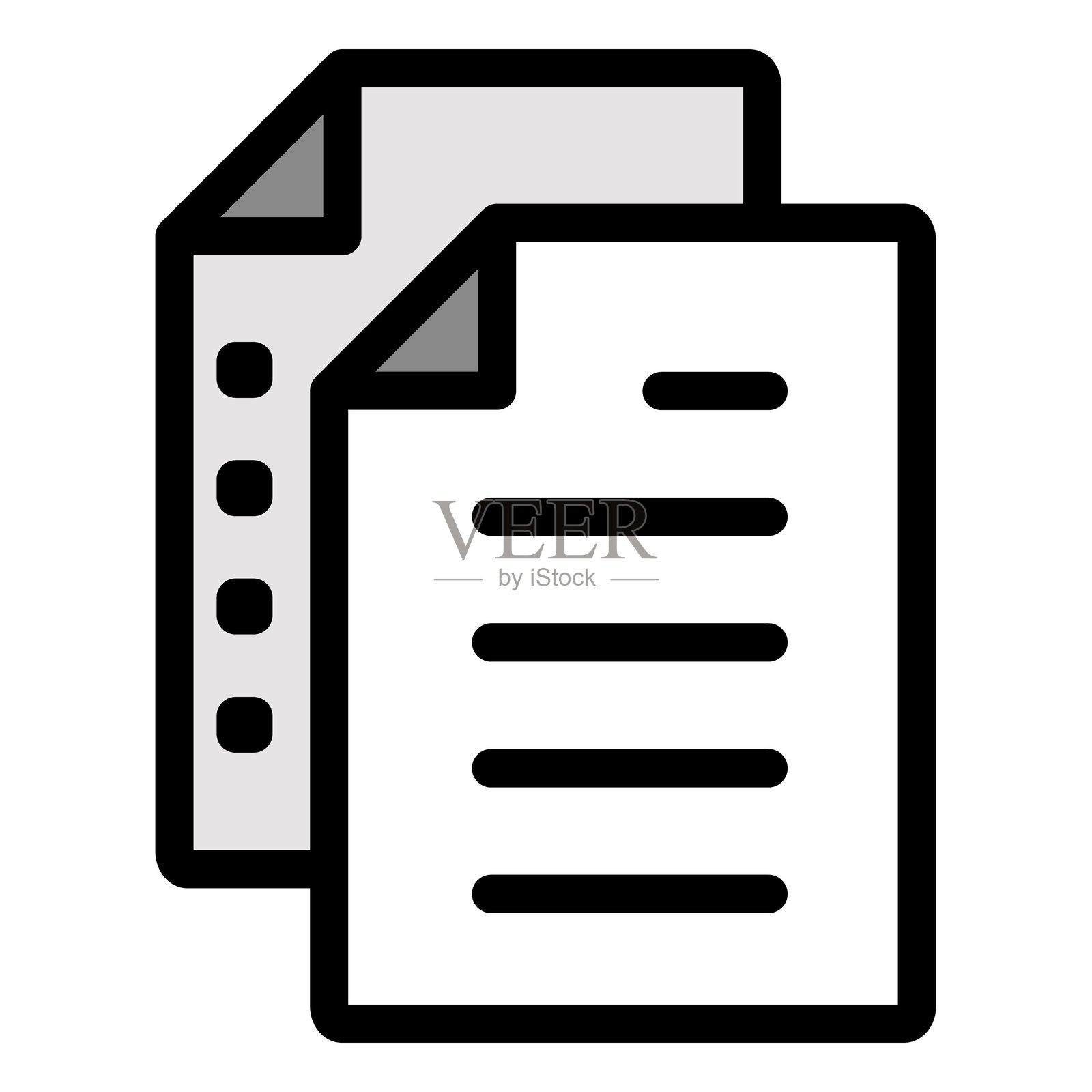 插图图标素材集：文档文件插画图片素材