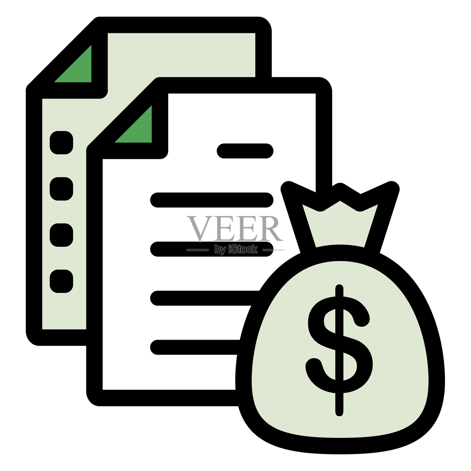 插图图标素材集：文档文件插画图片素材