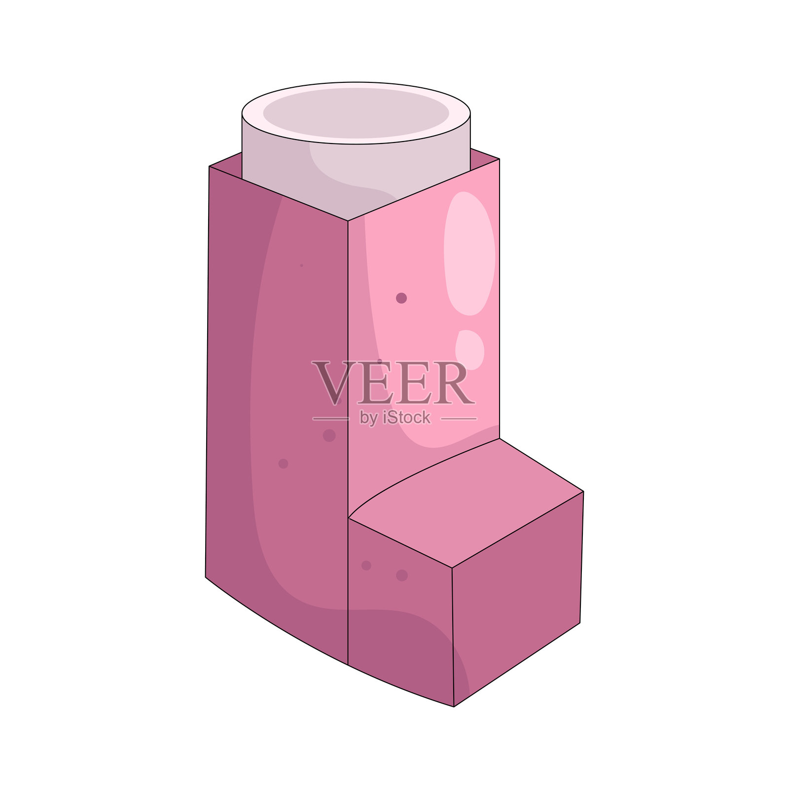 吸入器插画图片素材