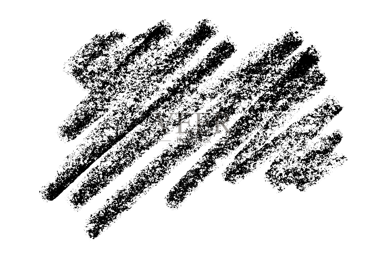 刷子笔触纹理样本 手绘背景 墨水涂鸦点缀剪贴画 颜料污迹用于标签和印章设计插画图片素材