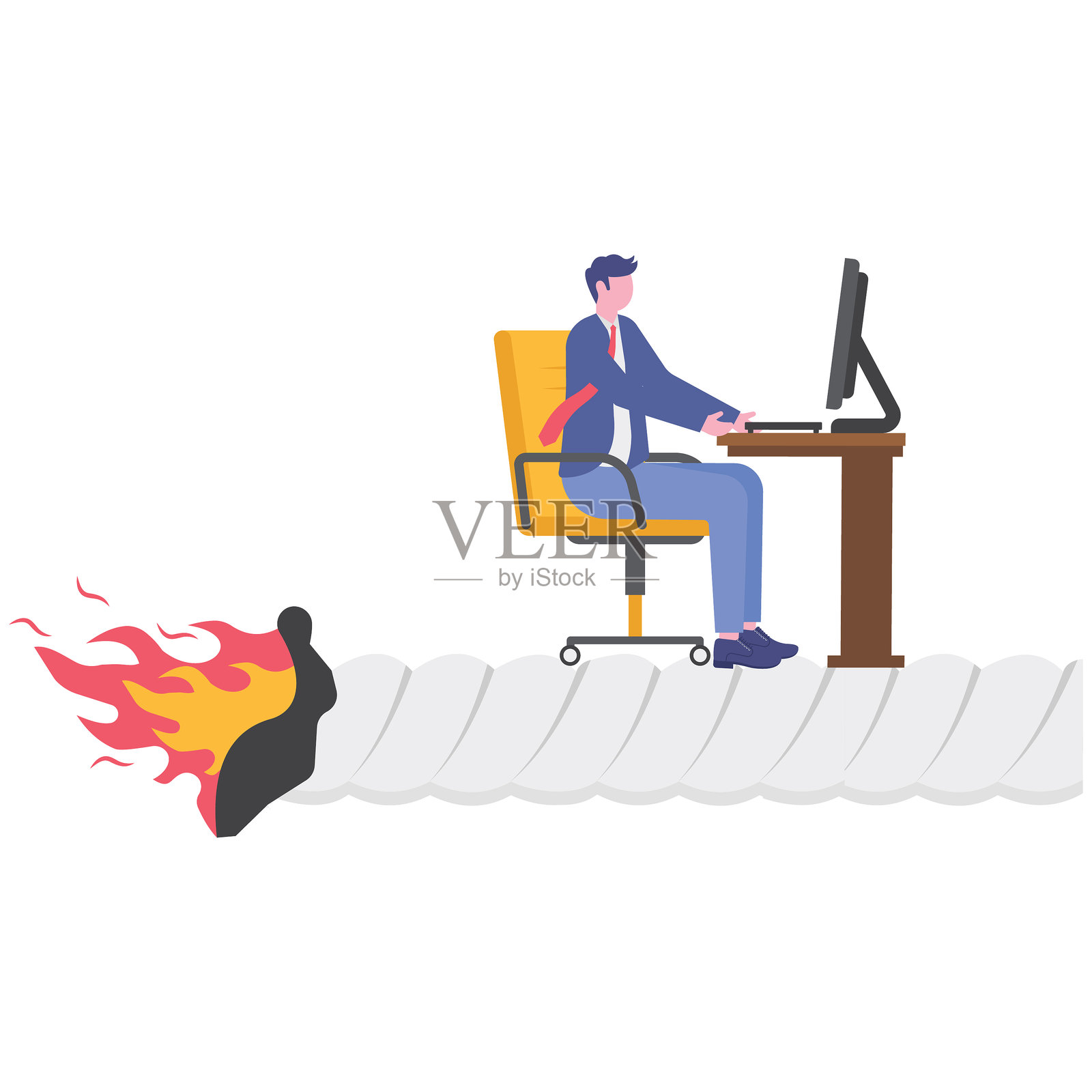 商业概念，矢量插图插画图片素材