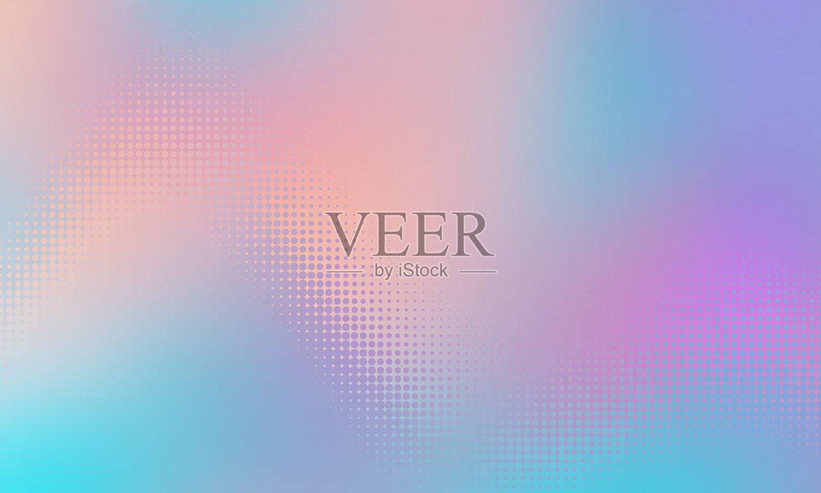 矢量半色调渐变效果。浅色调抽象背景。复古80年代风格的颜色和纹理插画图片素材