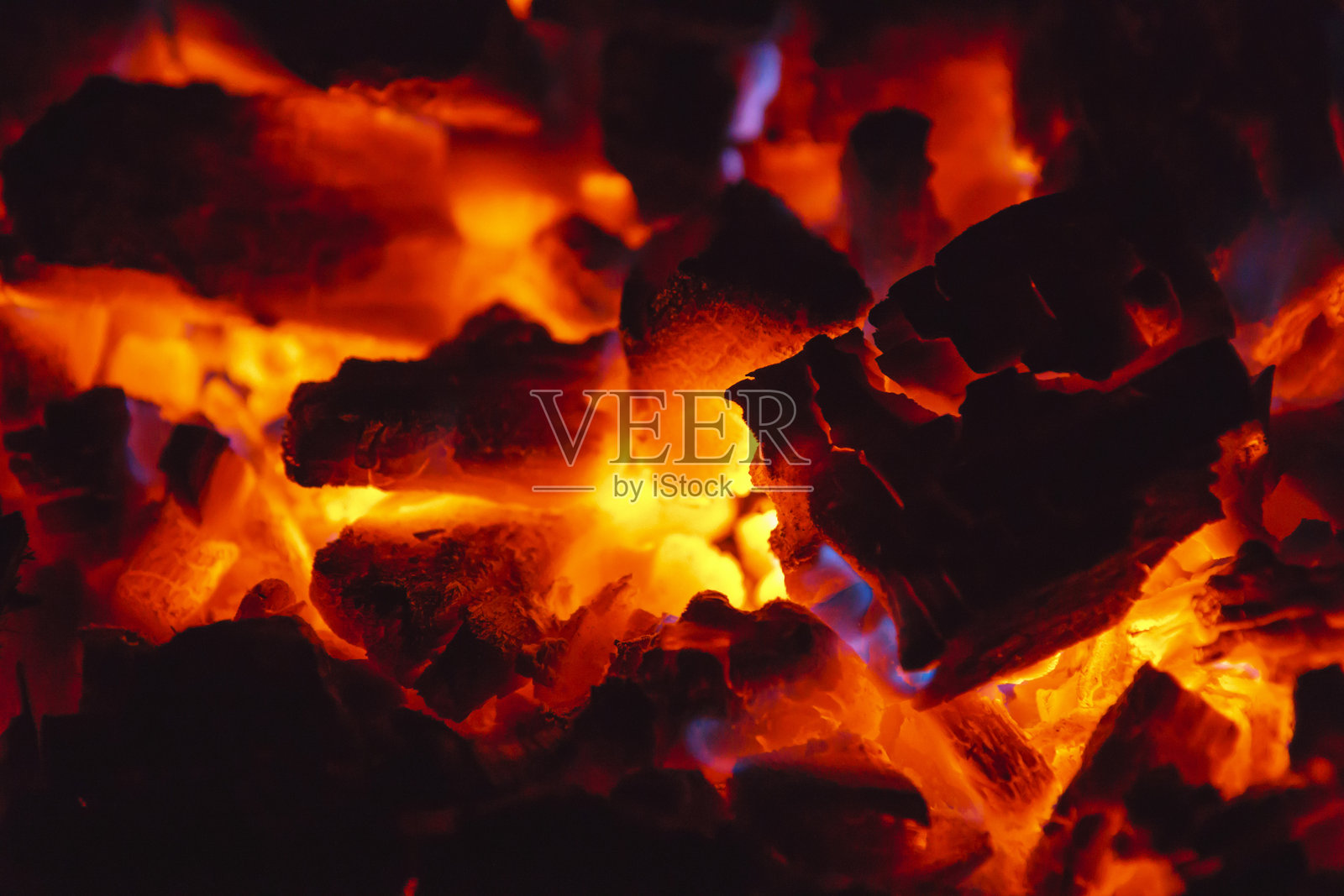 木炭火照片摄影图片