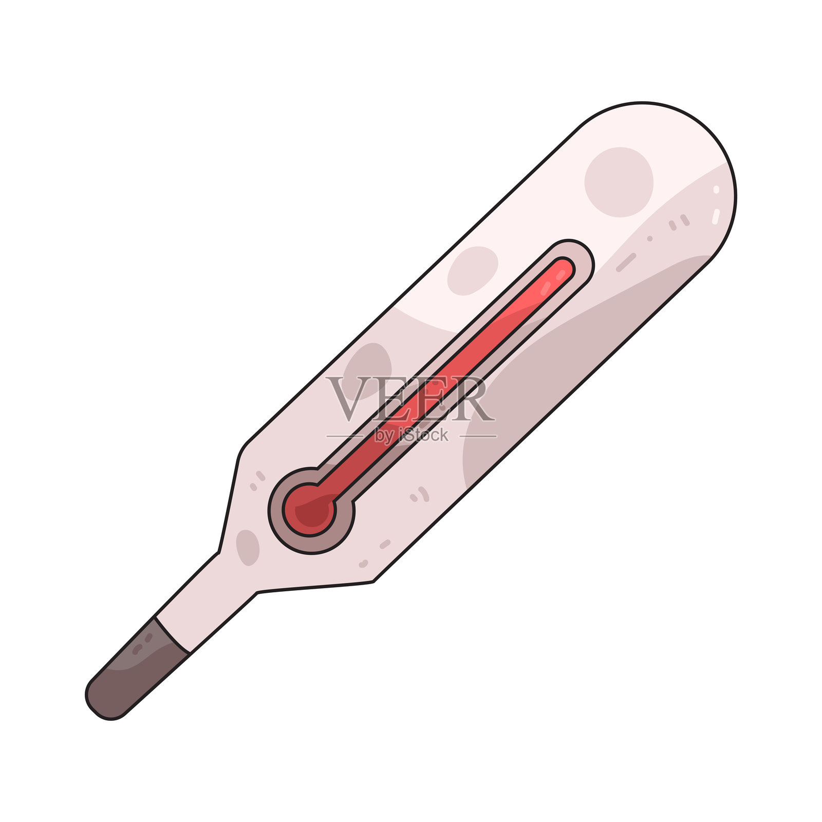 温度计插画图片素材