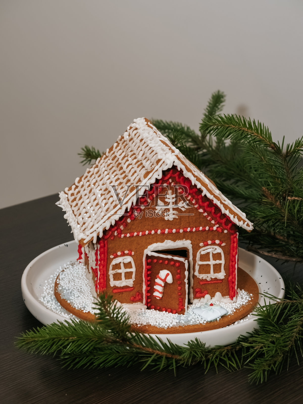 自制姜饼屋照片摄影图片