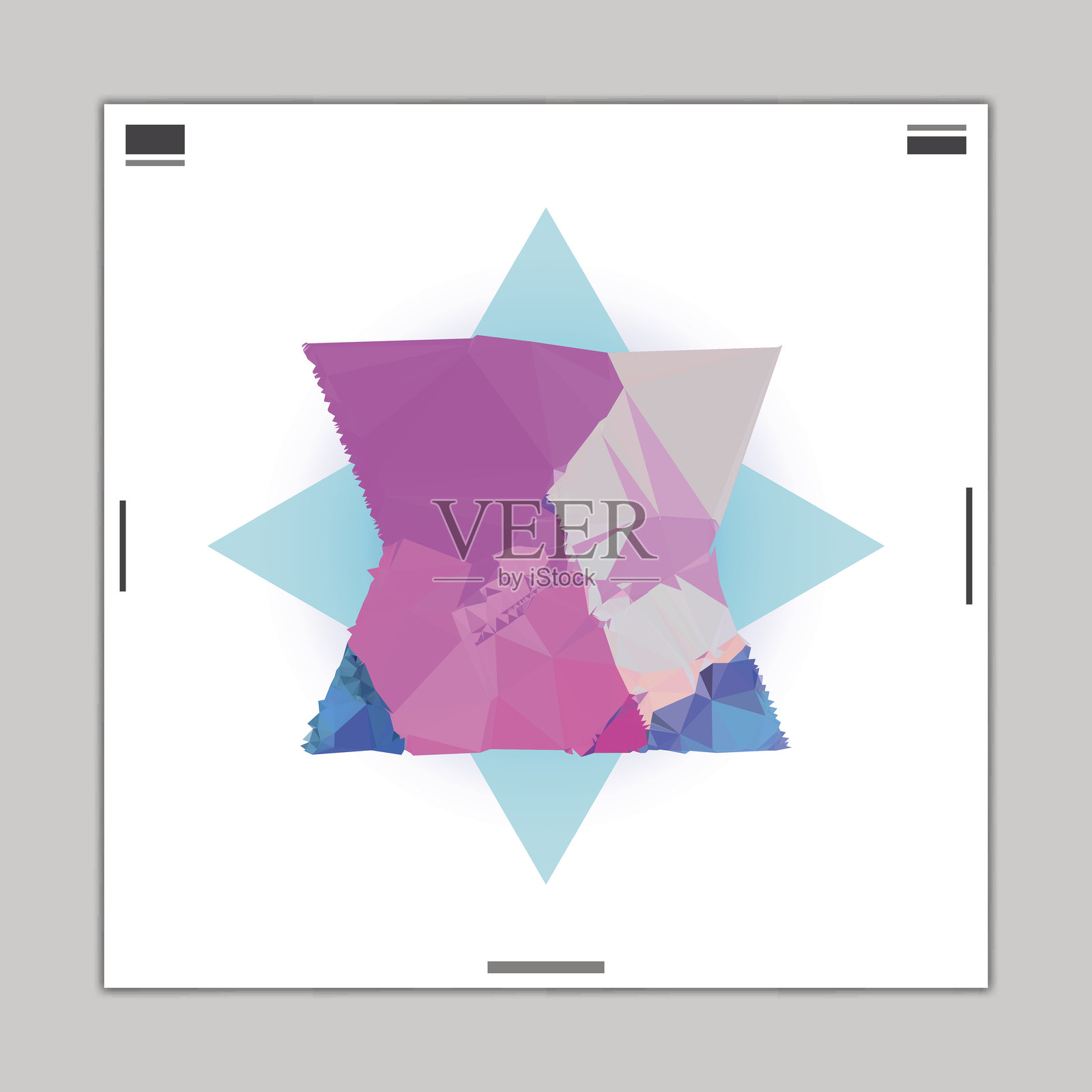 现代抽象平面设计手册布局模板插画图片素材