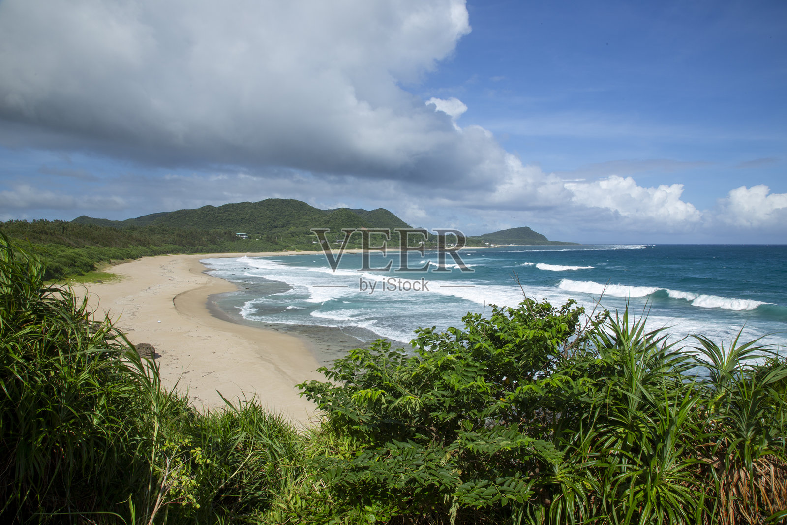 奄美大岛的自然。夏季海洋。照片摄影图片