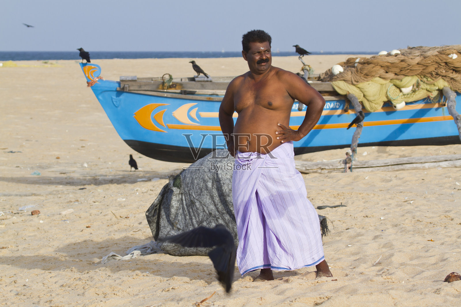 斯里兰卡巴蒂卡洛亚的泰米尔男性照片摄影图片