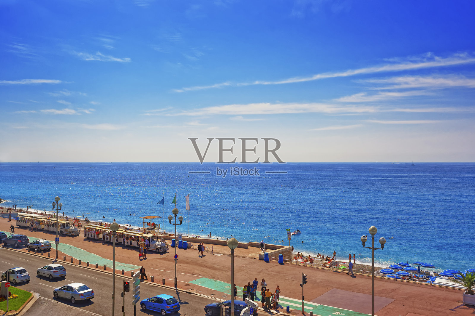 法国尼斯的英式长廊。海湾生活照片摄影图片