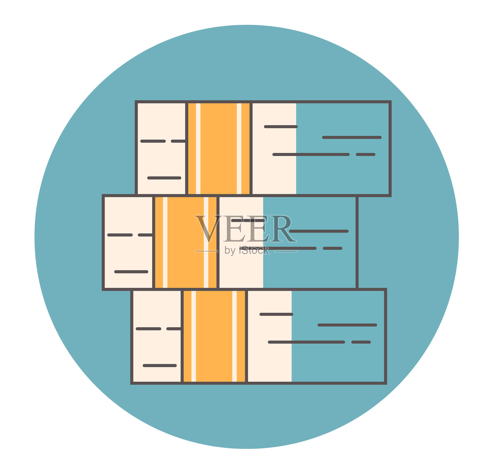 简单风格的货币图标，独立概念。矢量平面图形设计插图插画图片素材