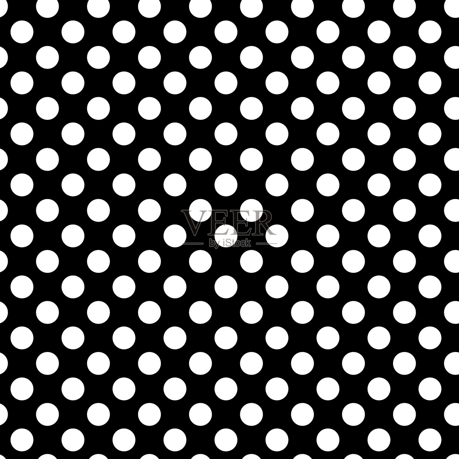 黑白背景，带有圆形的矢量纹理。飞溅效果横幅。带有雨滴的点状抽象插图。适用于面料和纺织品的无缝图案。插画图片素材
