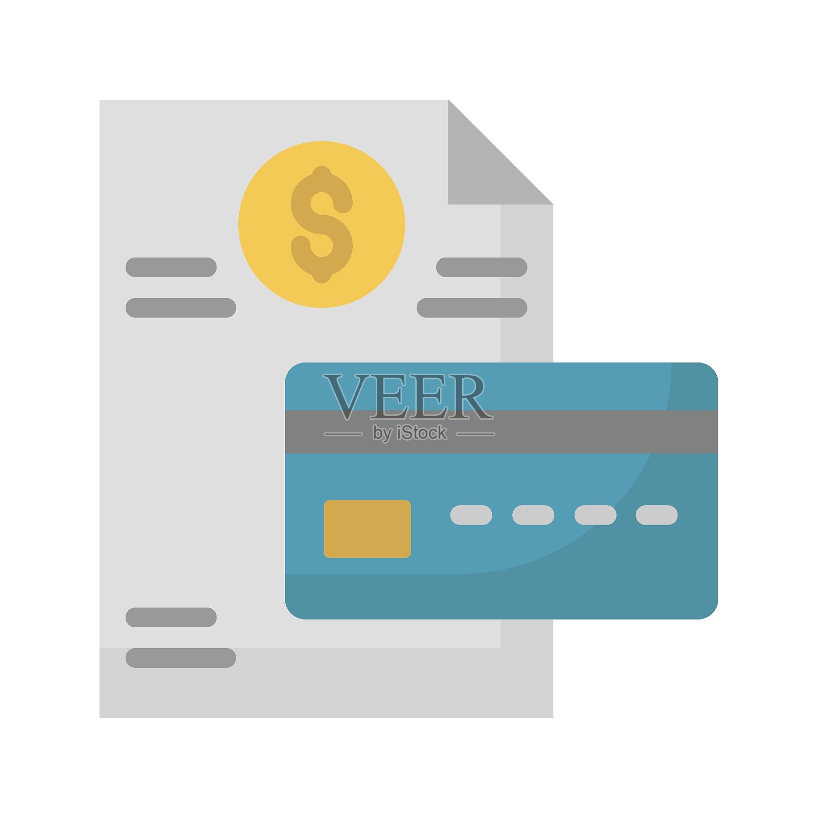 可轻松修改或编辑的账户矢量图标插画图片素材