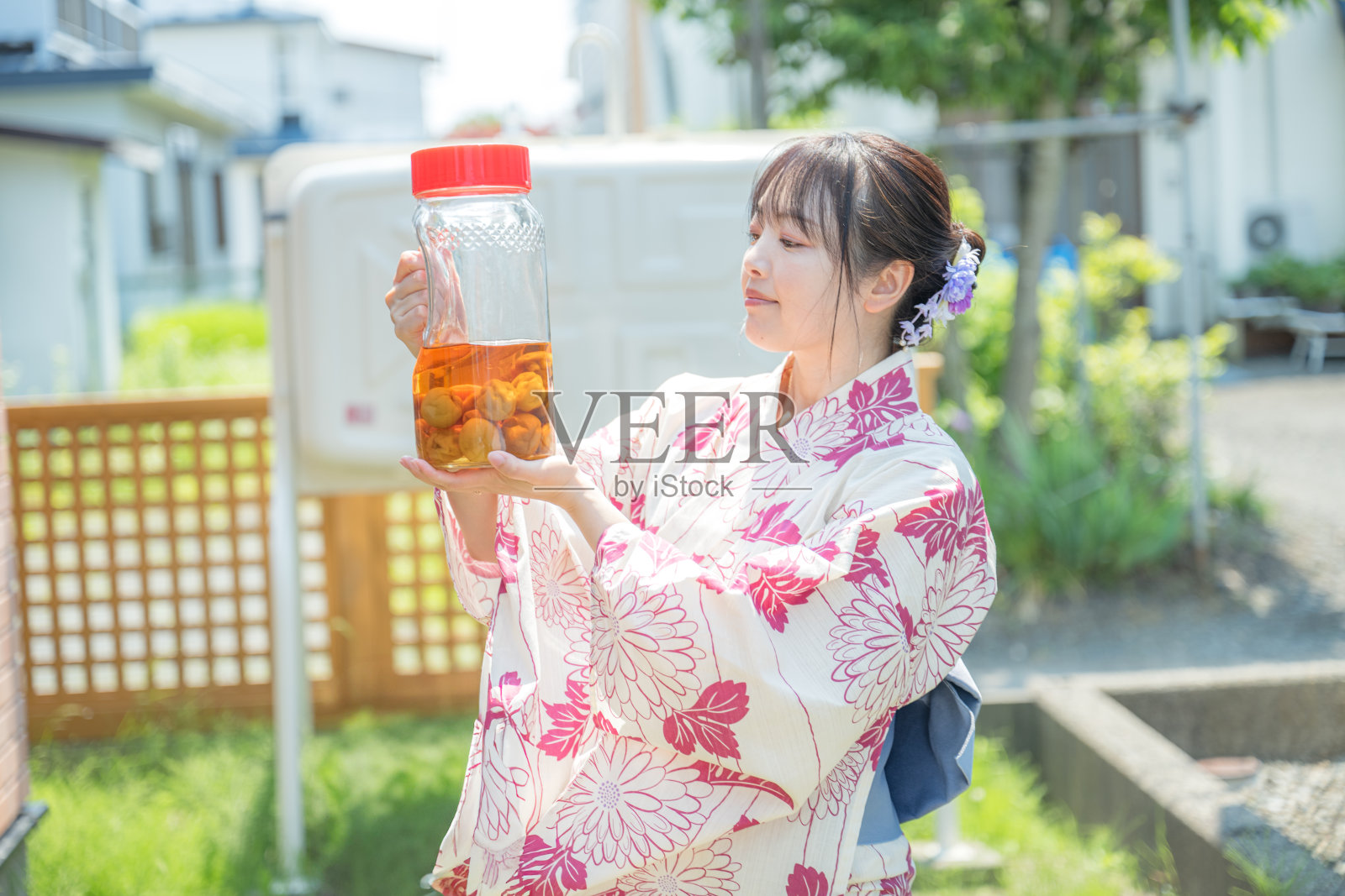 梅酒照片摄影图片