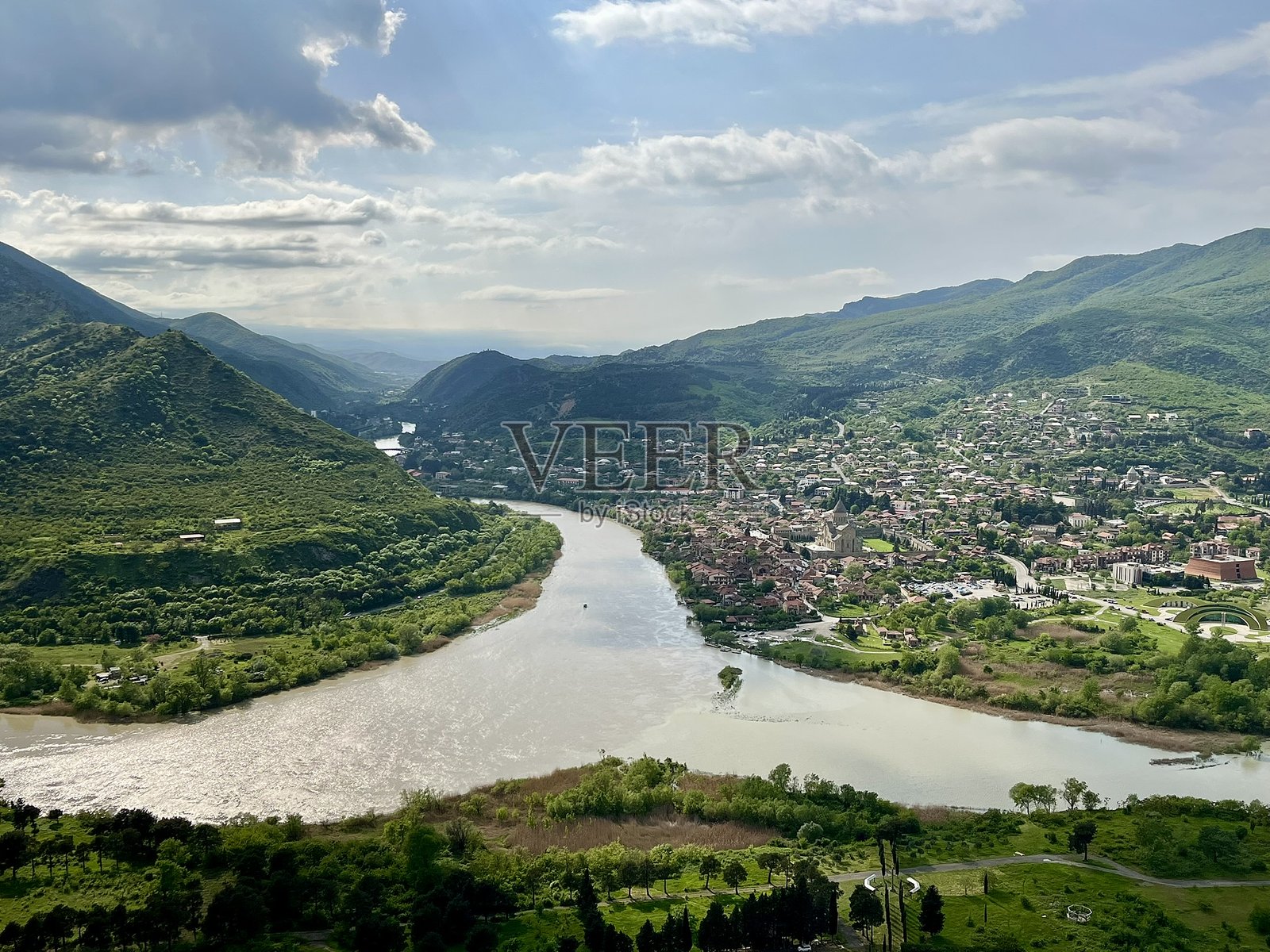 格鲁吉亚 - 穆茨赫塔镇 - 风景照片摄影图片