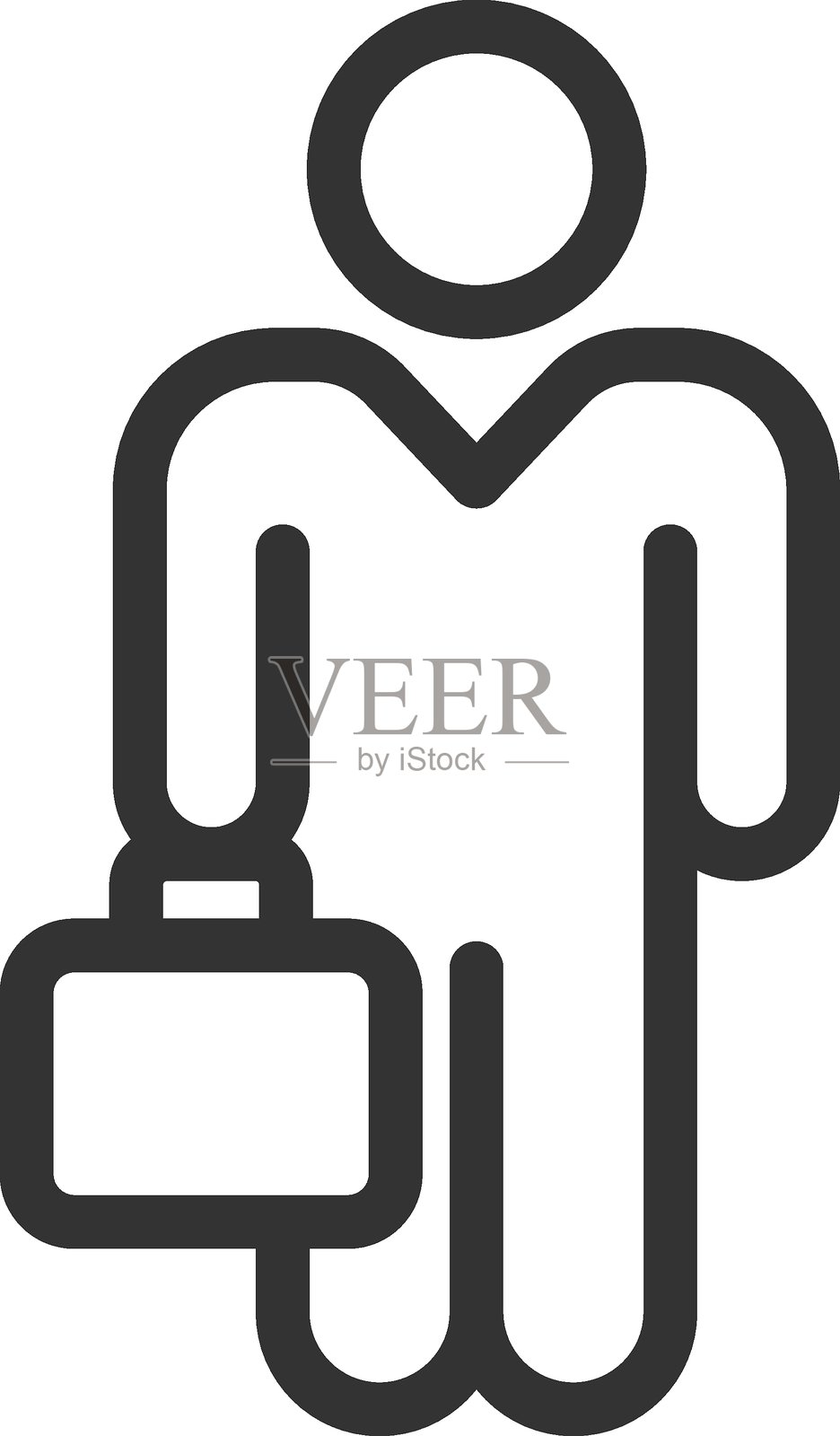 人事业务线图标插画图片素材