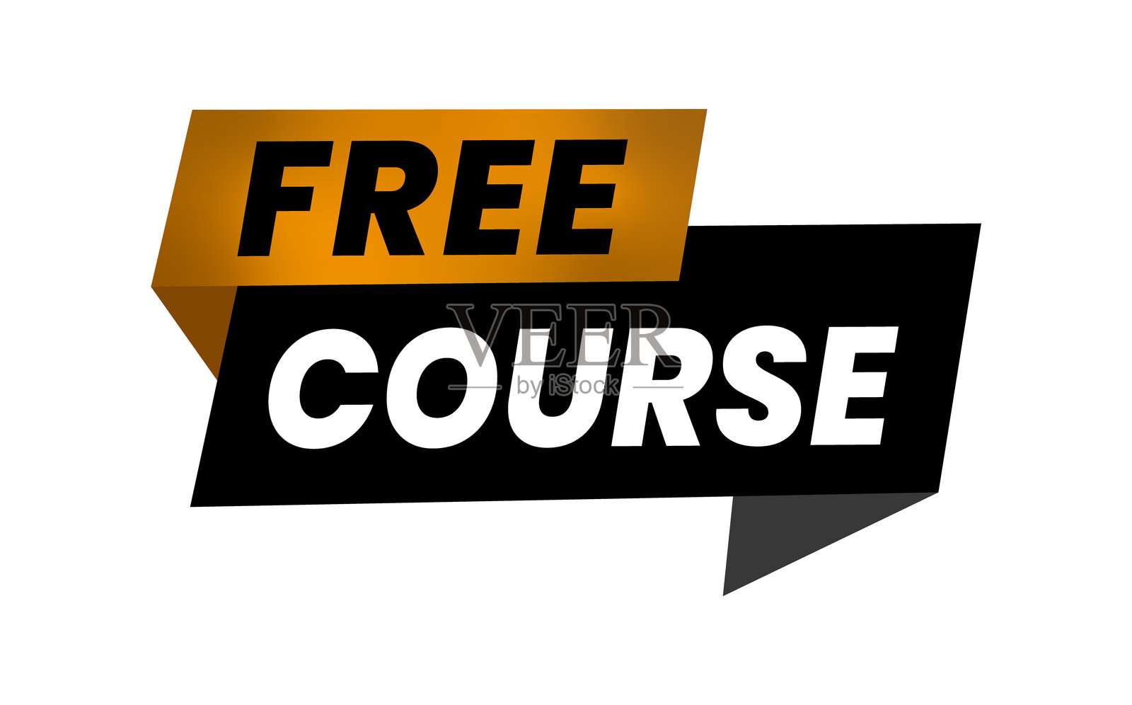免费课程。矢量横幅、海报、广告插画图片素材