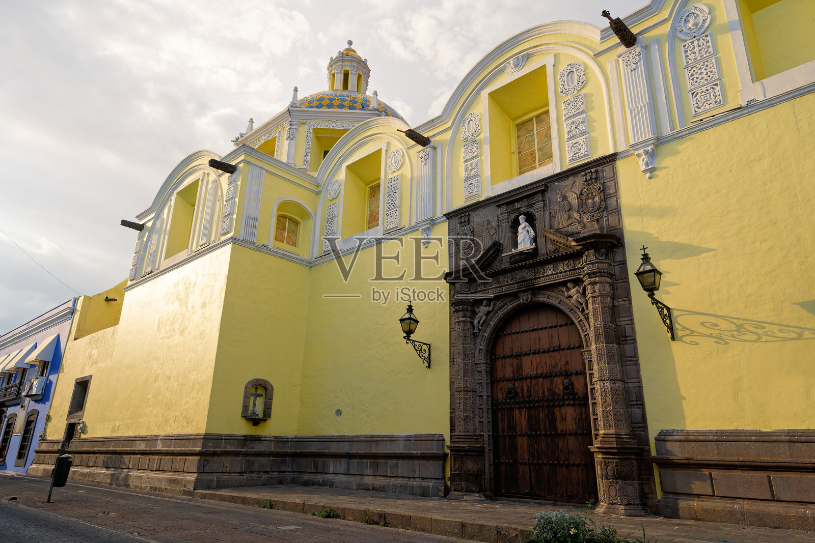 普埃布拉大教堂照片摄影图片