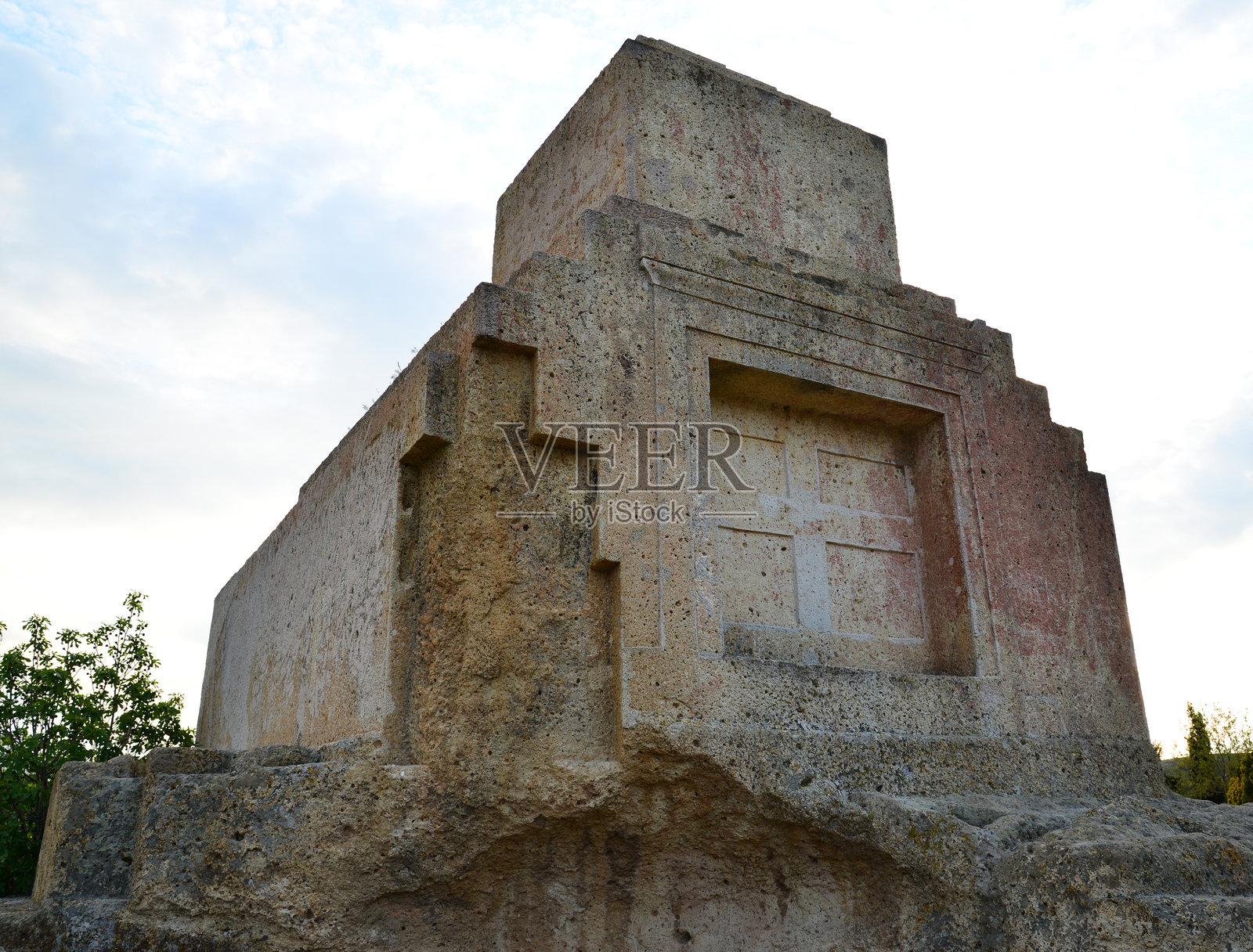 波斯陵墓照片摄影图片