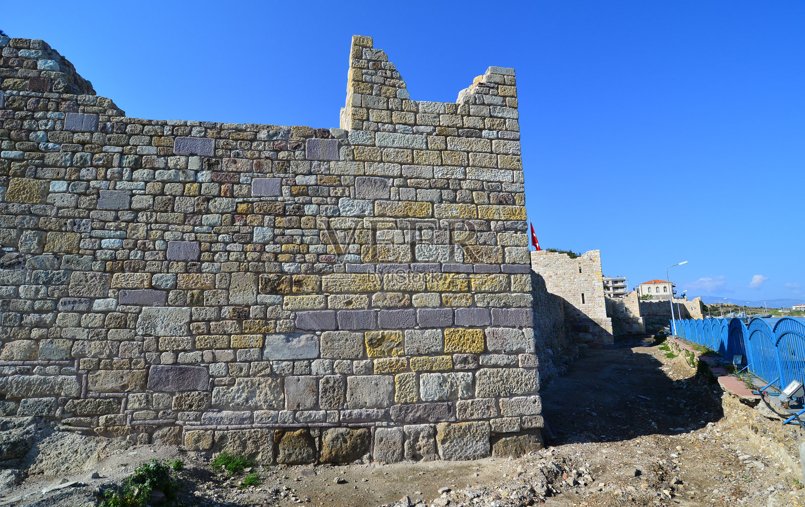 福卡城堡位于土耳其伊兹密尔。照片摄影图片