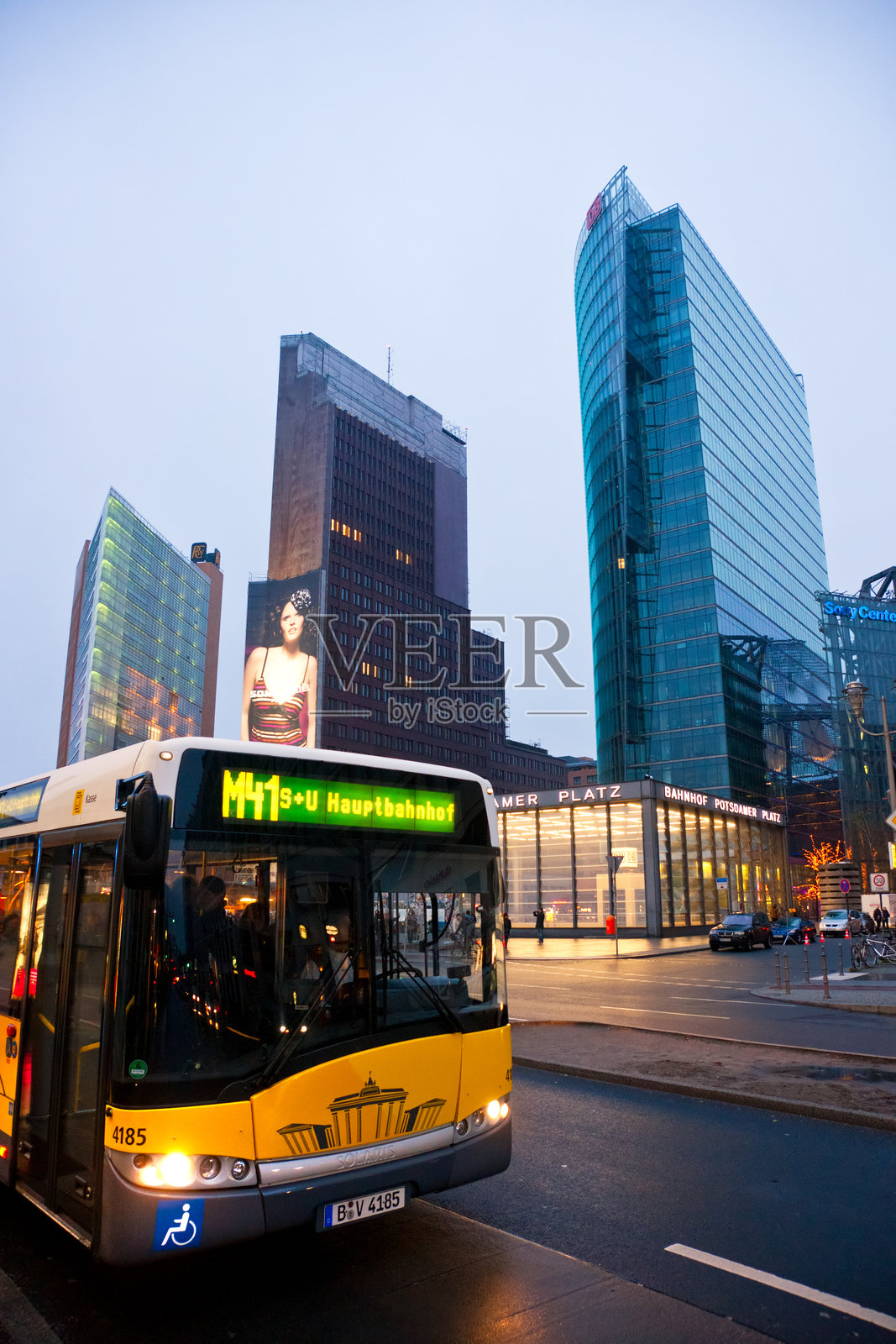 柏林索尼中心，德国。照片摄影图片