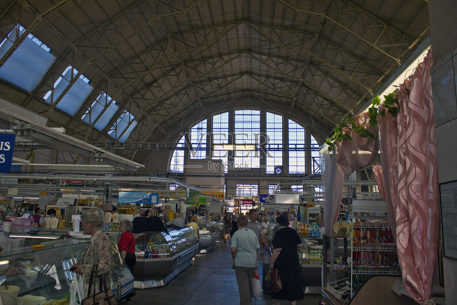 里加中央食品市场照片摄影图片