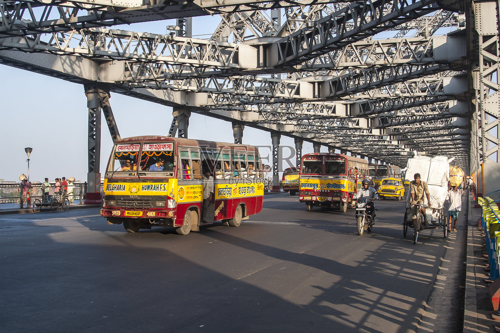 印度公交车照片摄影图片