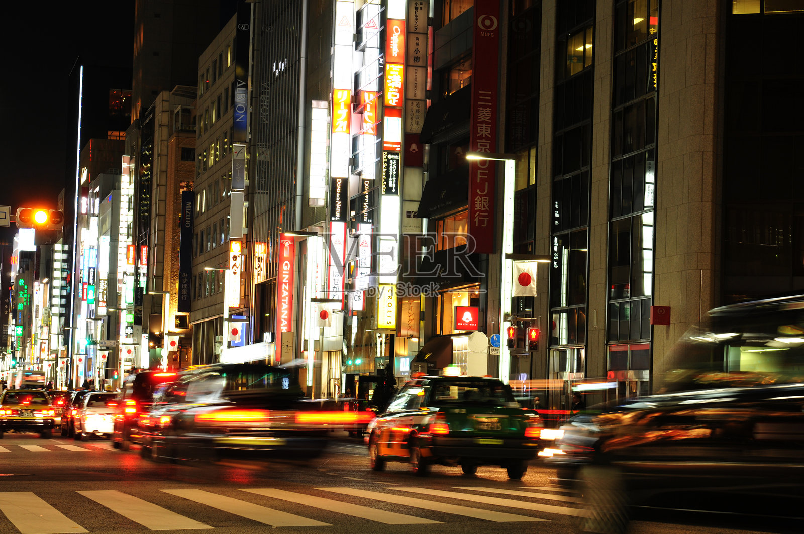 银座，东京照片摄影图片