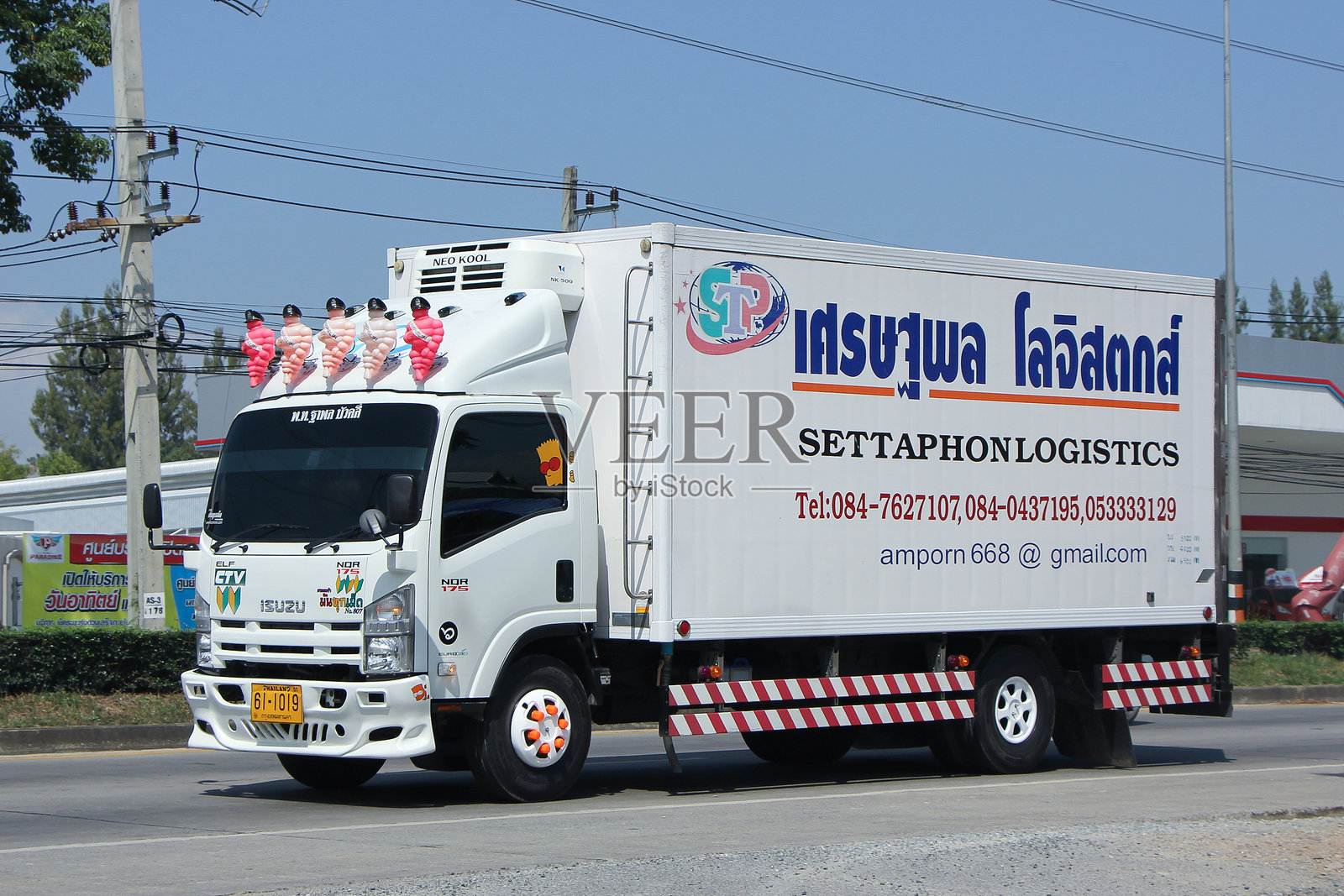 Settaphon物流的集装箱卡车照片摄影图片