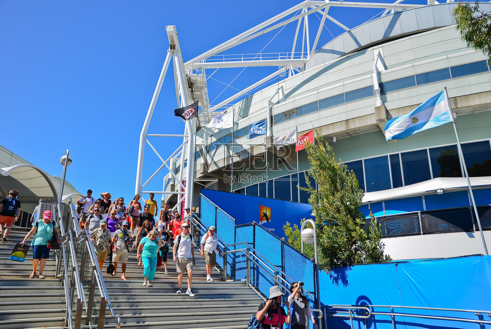 澳大利亚公开赛的墨尔本公园照片摄影图片