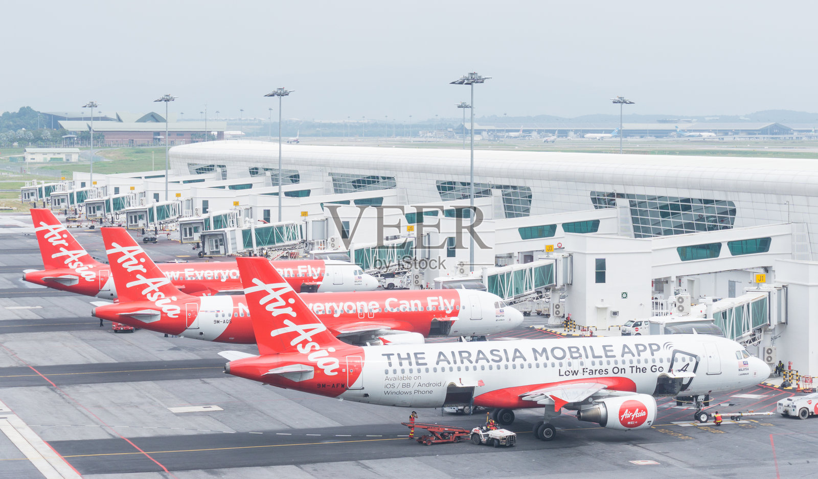 亚航空客飞机照片摄影图片