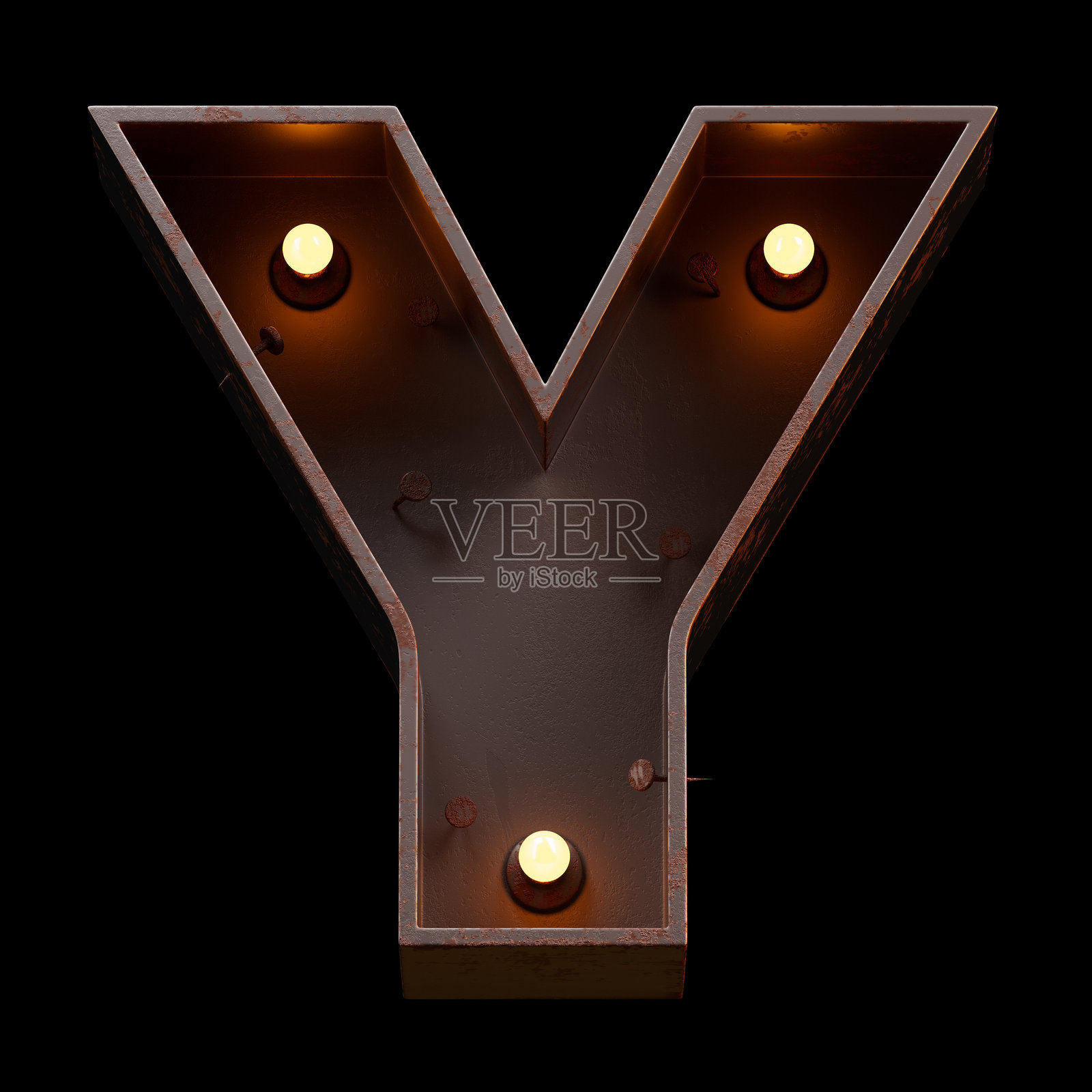 明亮的霓虹字体。金属未来主义赛博朋克概念。照片摄影图片