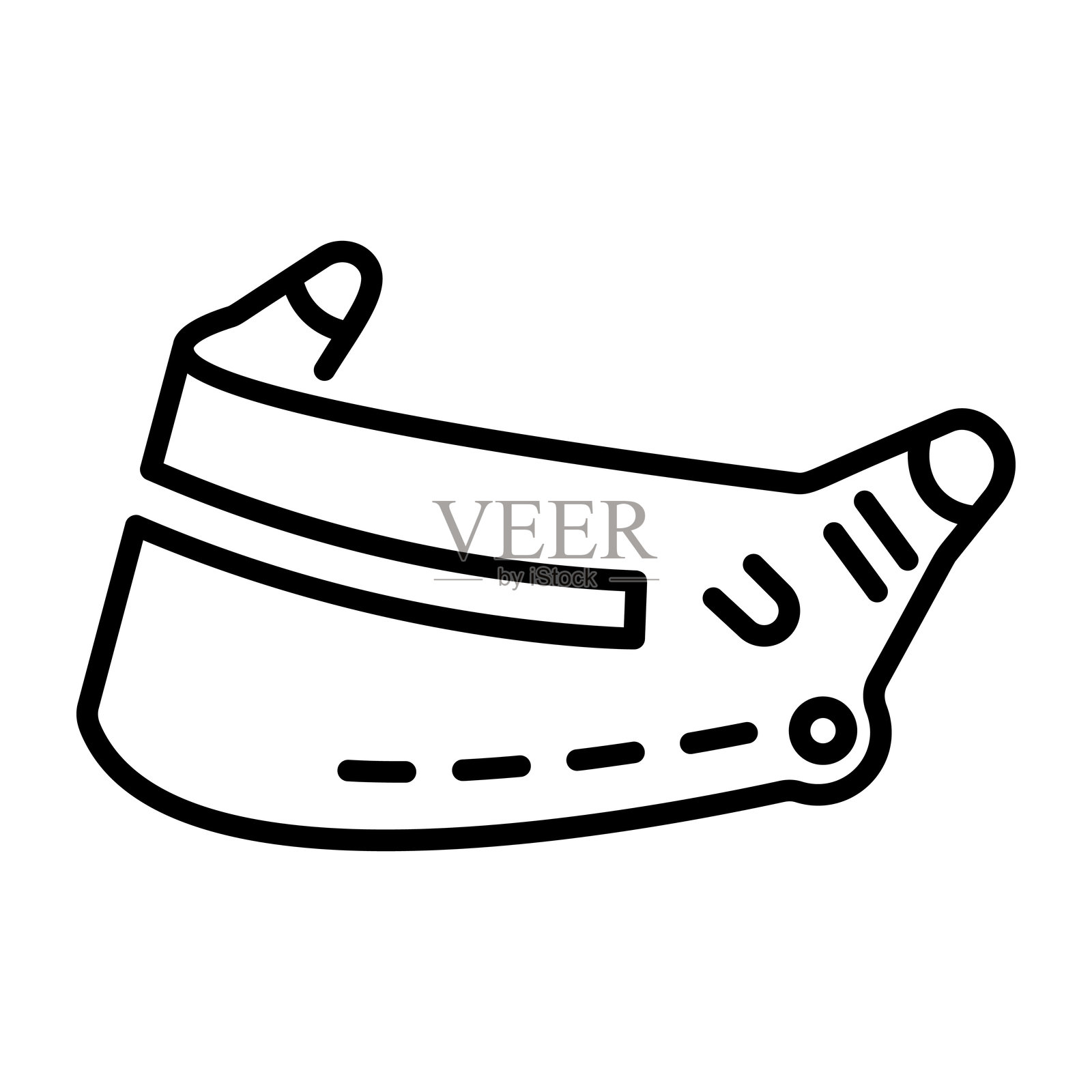 运动遮阳帽插画图片素材