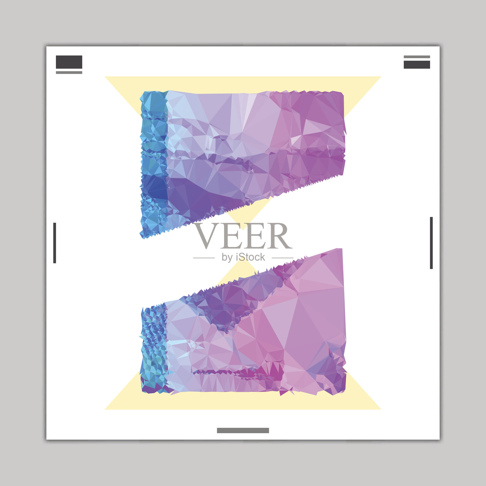 抽象平面设计最小海报布局模板插画图片素材