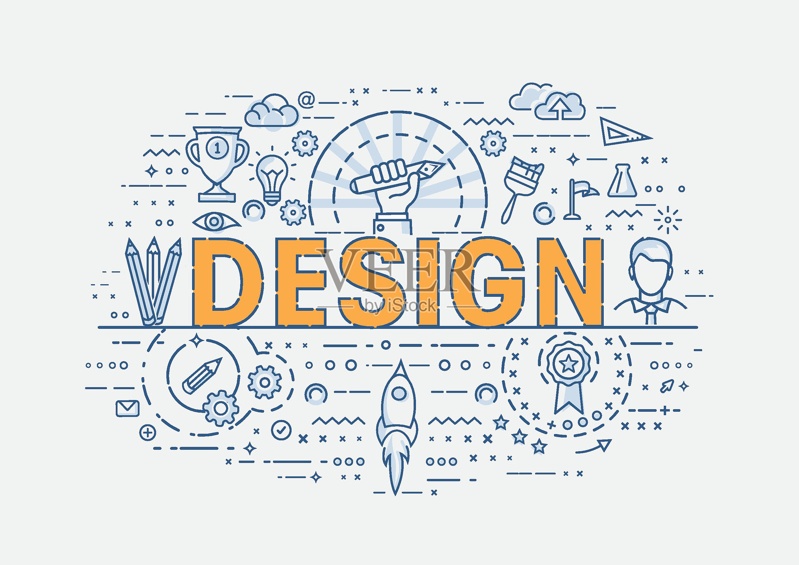 薄概念-设计插画图片素材